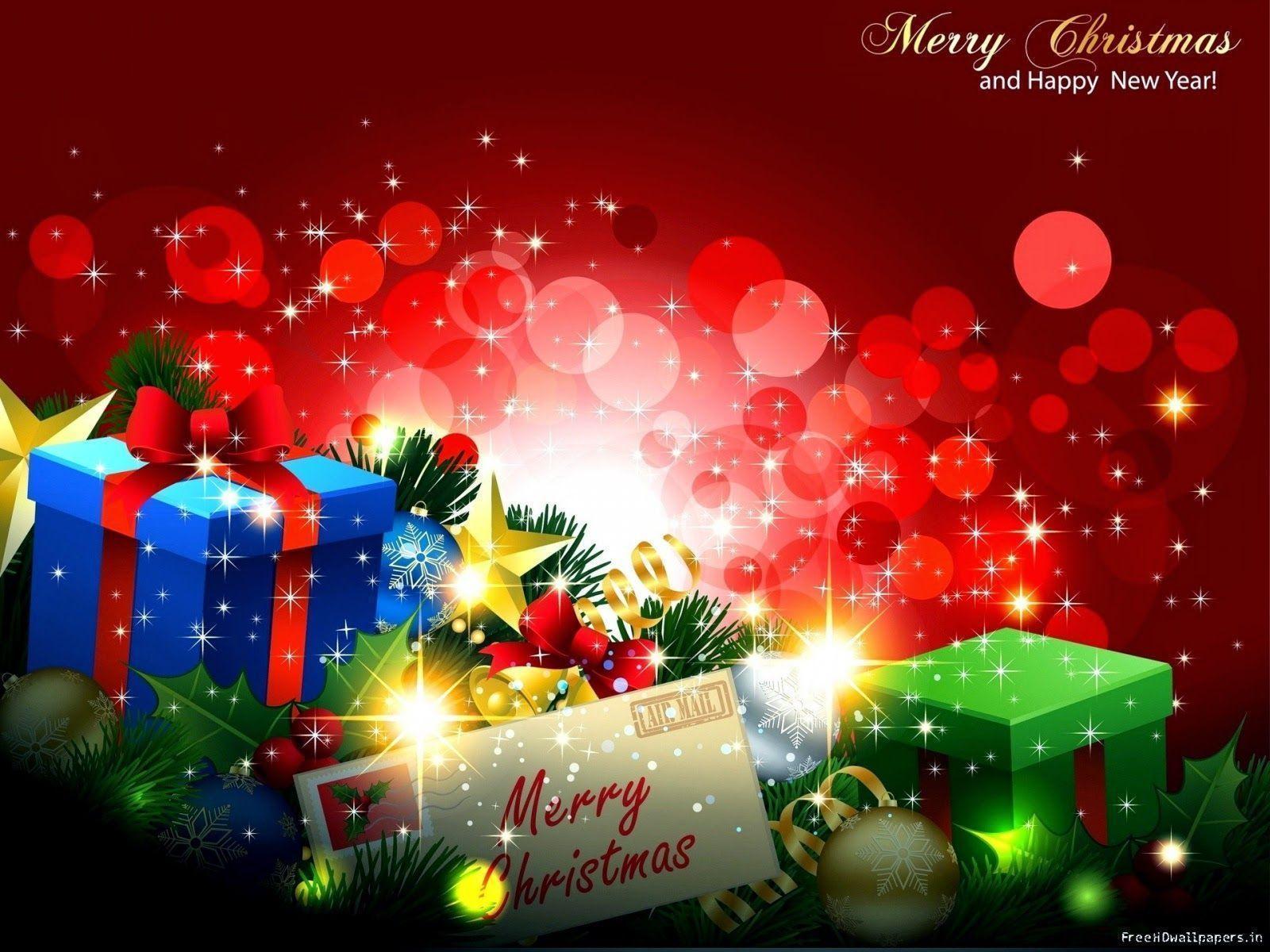 Merry Christmas & Happy New Year 2015 Wallpaper Image HD