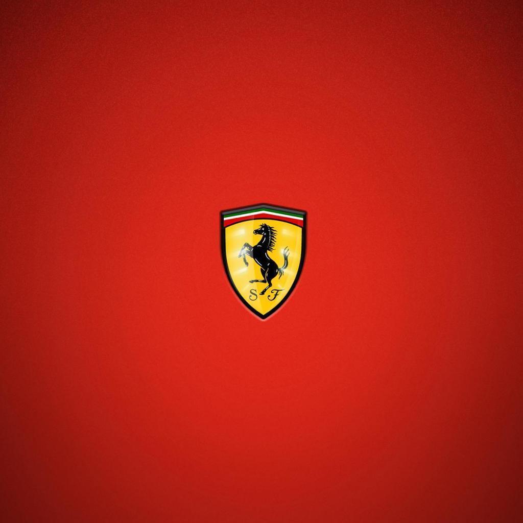Ferrari Logo iPad Wallpaper. Download High Quality Resolution