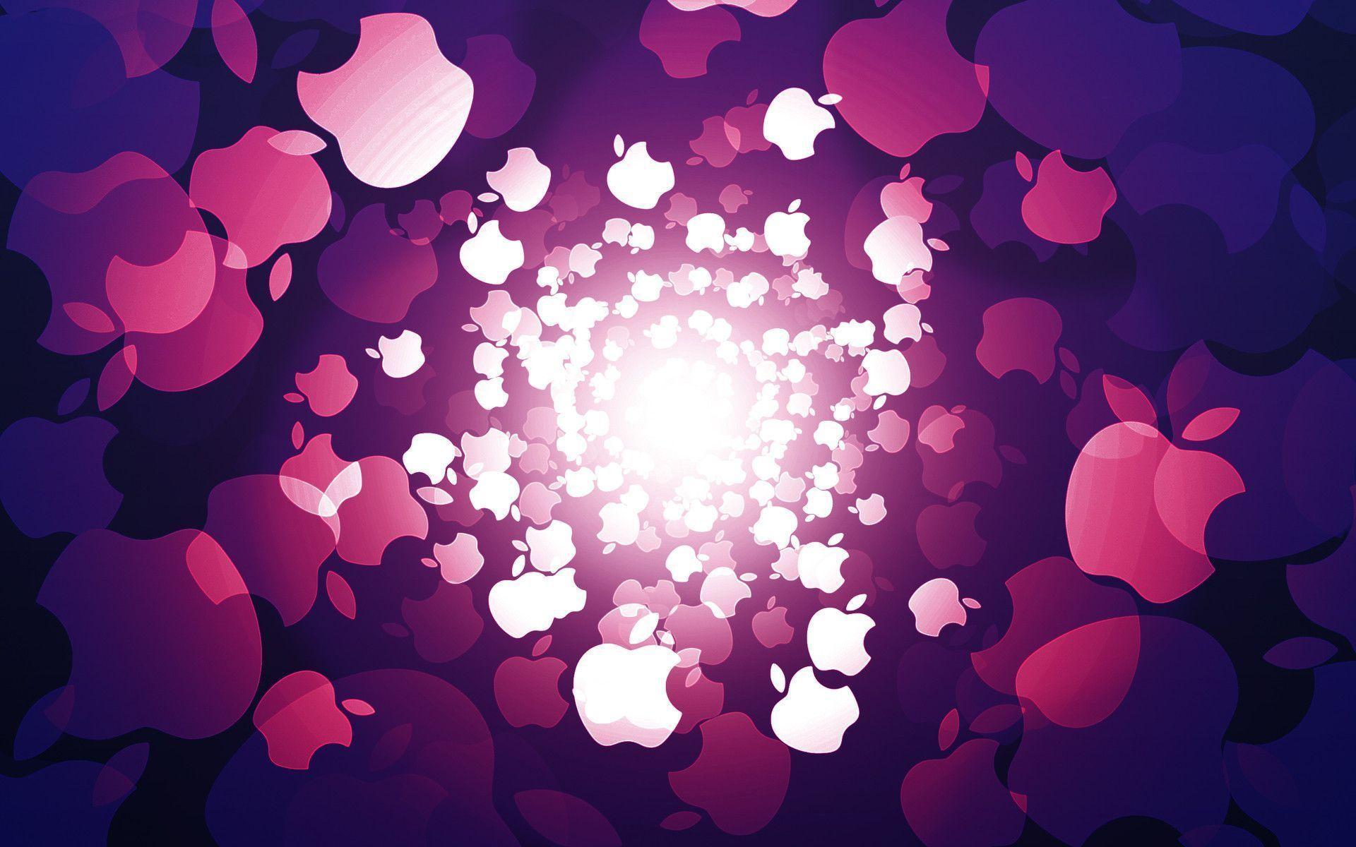 Download Purple Apple Abstract Wallpaper