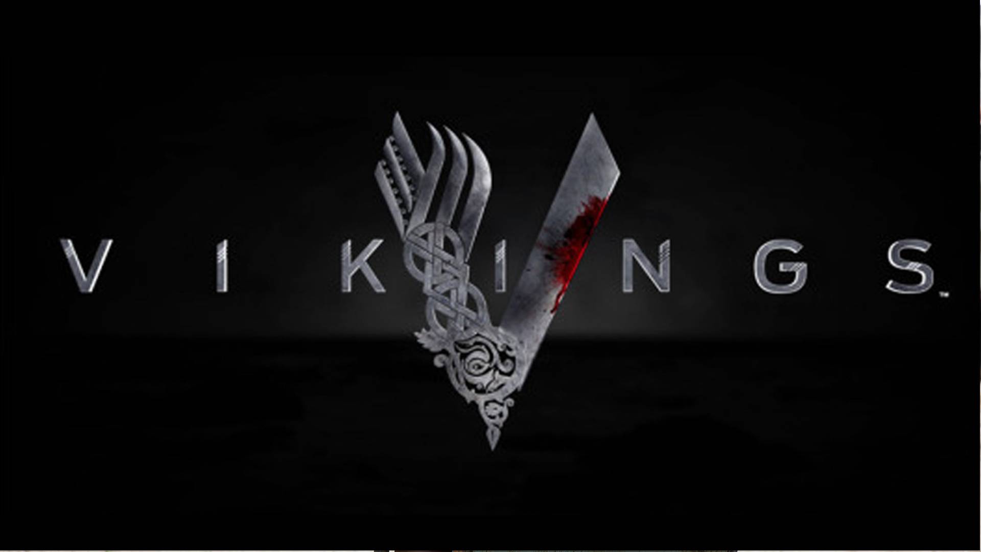 Vikings Logo on Black