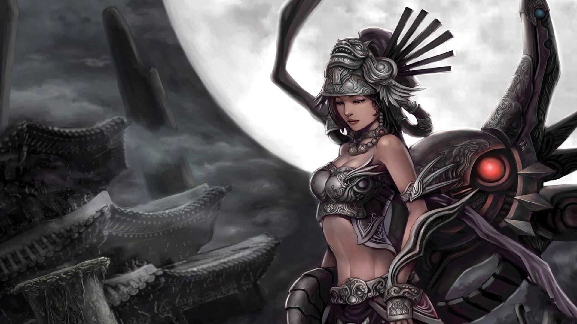 Twelve Sky Fantasy Female CG Characters 01 Wallpaper