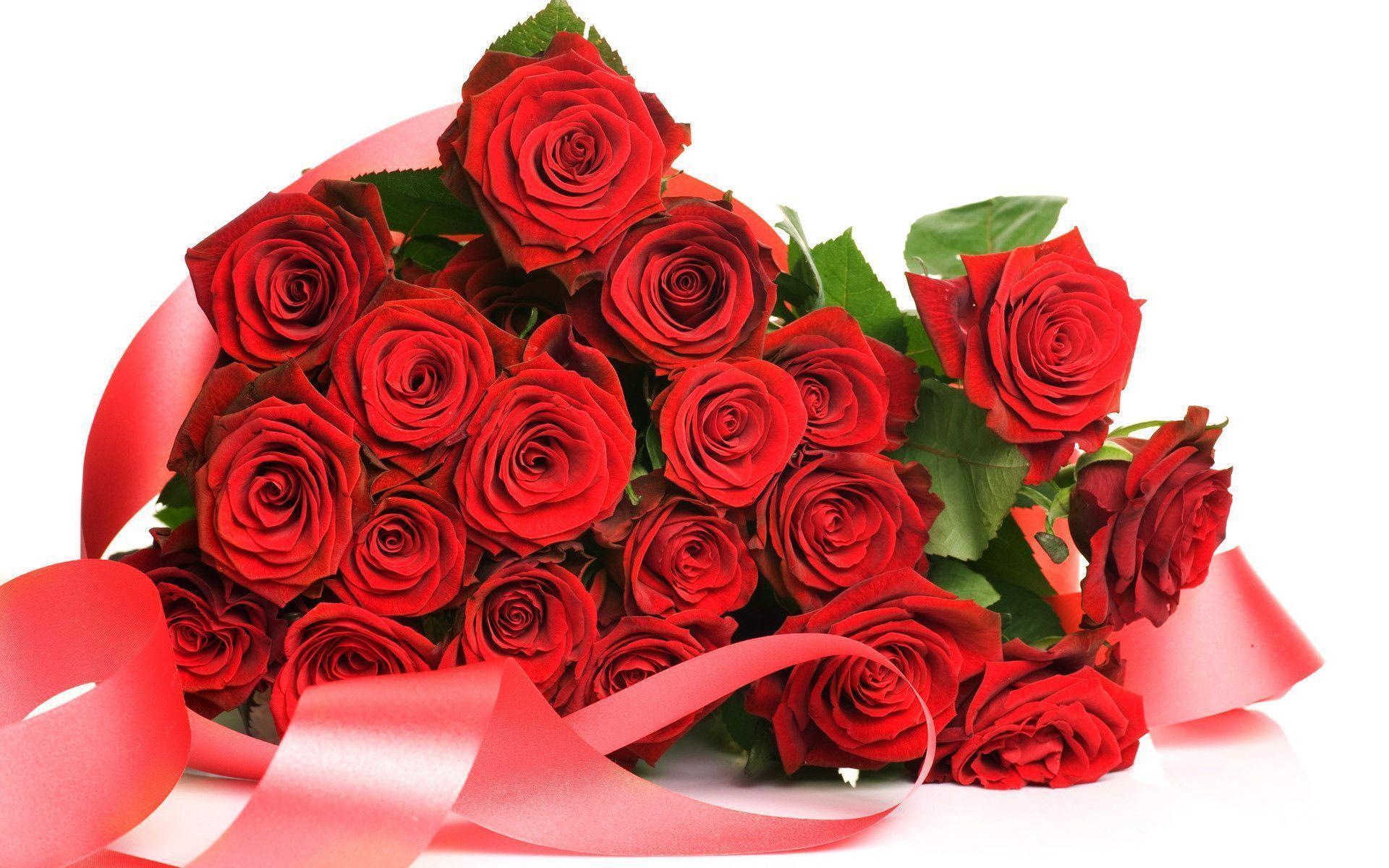 Birthday flowers image red roses