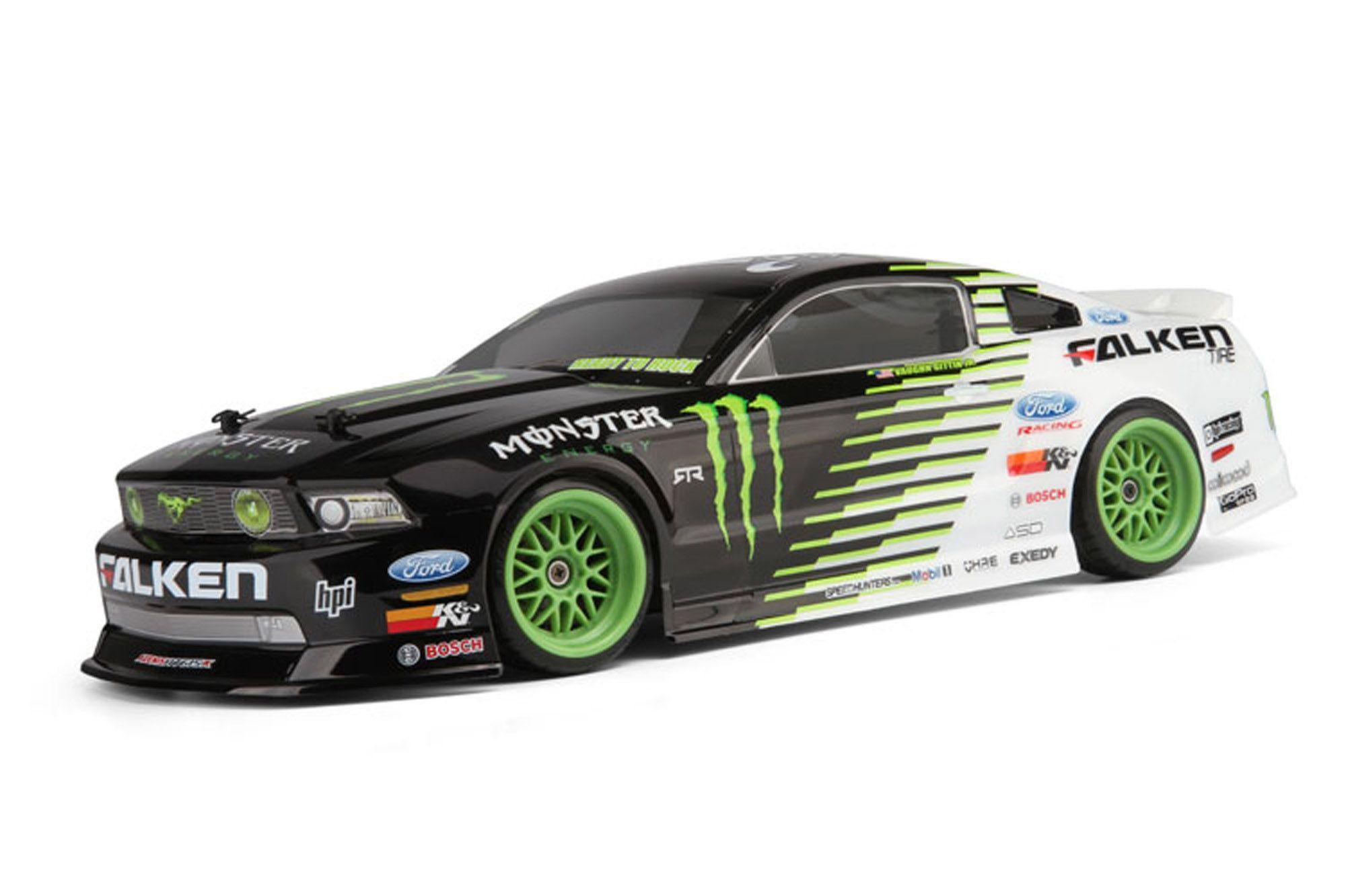 Ford Mustang RTR Monster Energy side wallpaper. Auto Black Zone