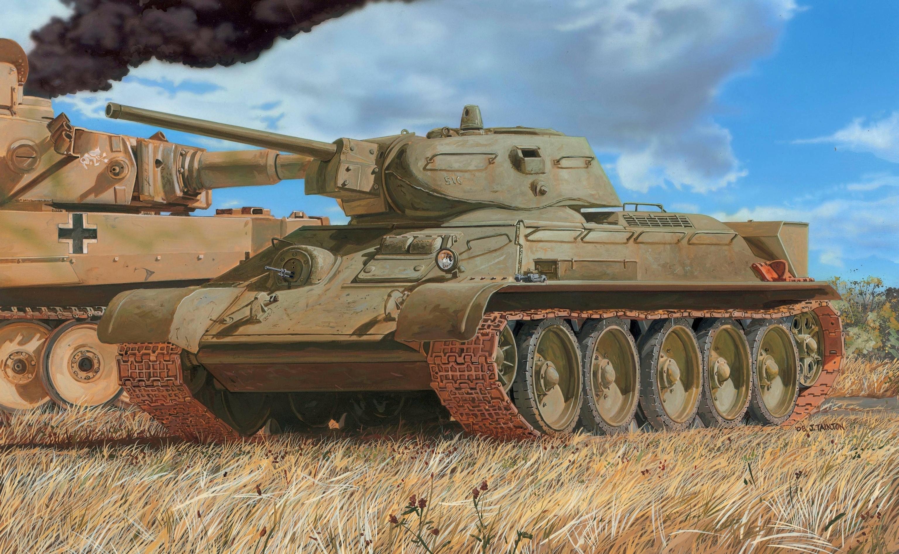 Download wallpaper picture, Medium Tank, Red Army free desktop