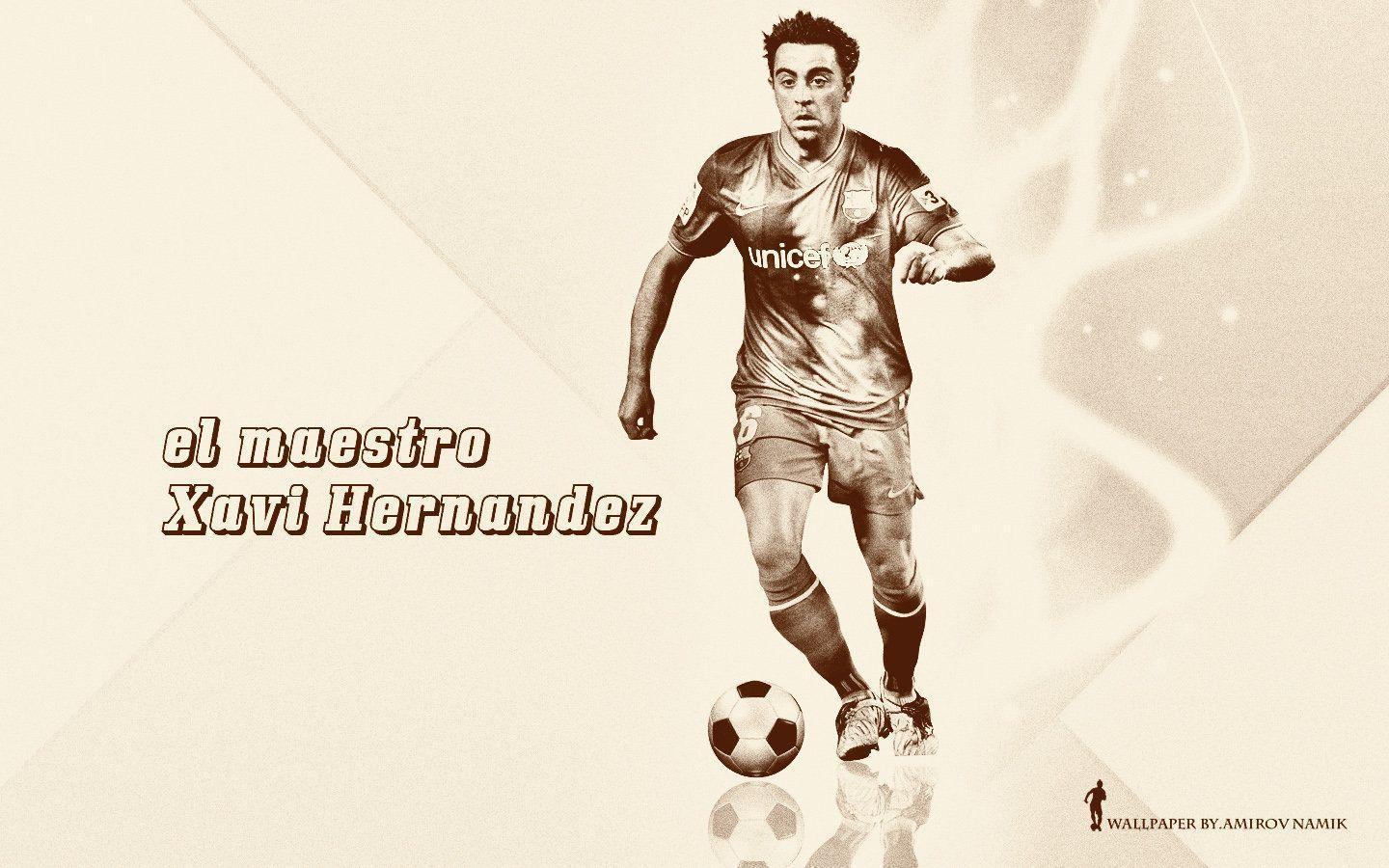 Xavi Wallpaper Barcelona Wallpaper