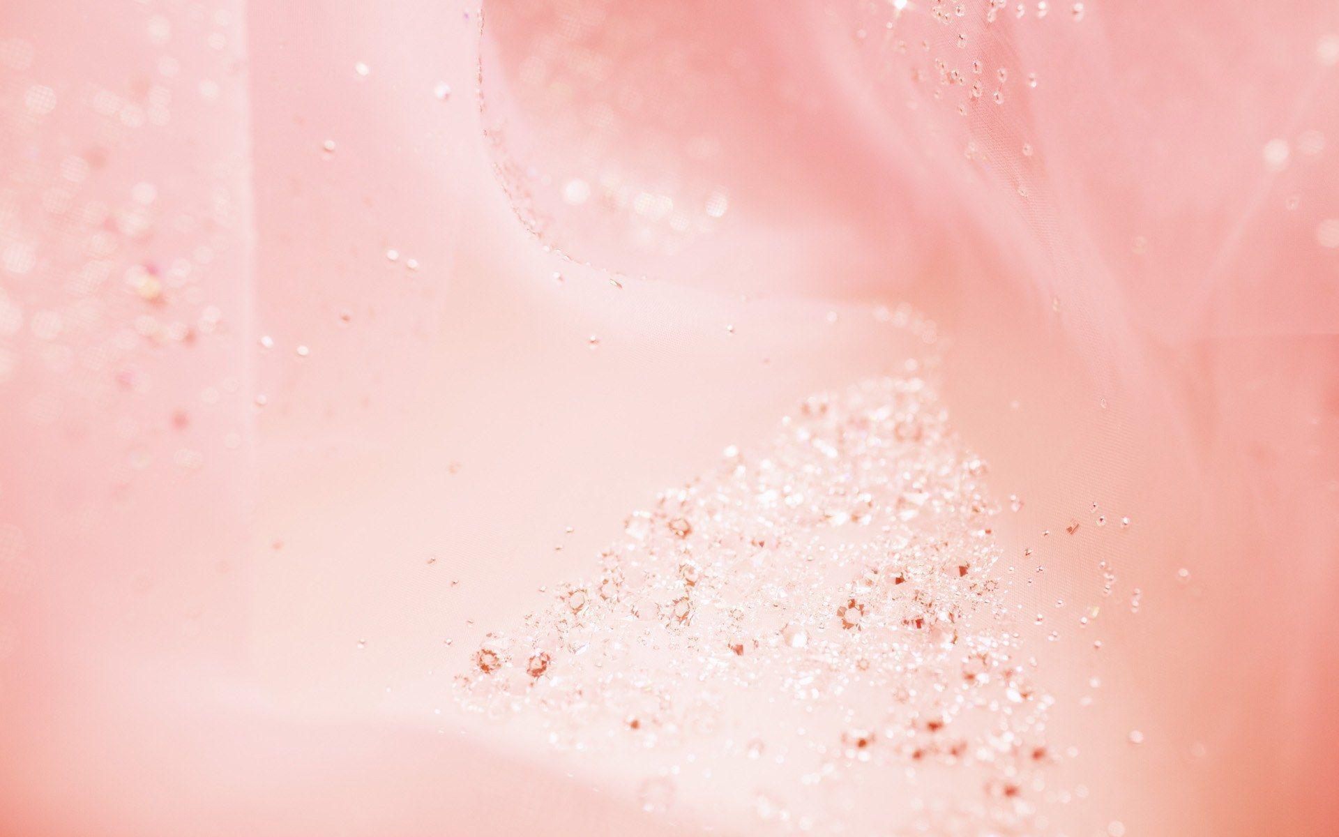 Sparkling Diamonds and Crystals Sparkling Background