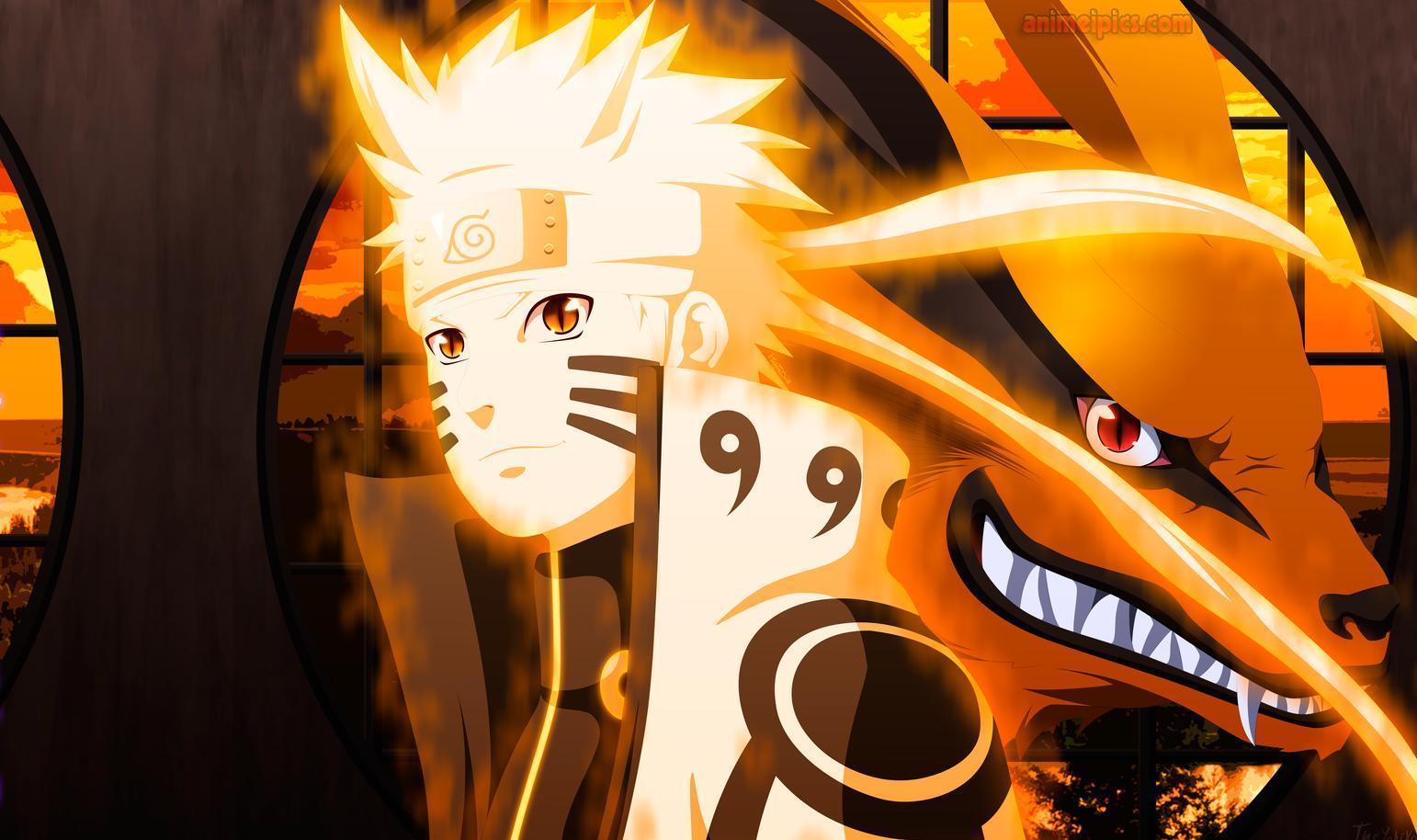 Image For > Naruto Nine Tails Mode Wallpapers