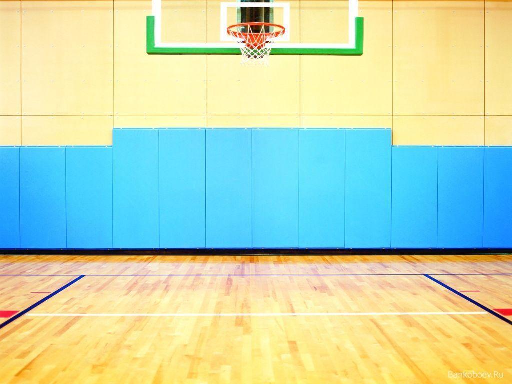 Wallpaper For > Basketball Court Wallpaper