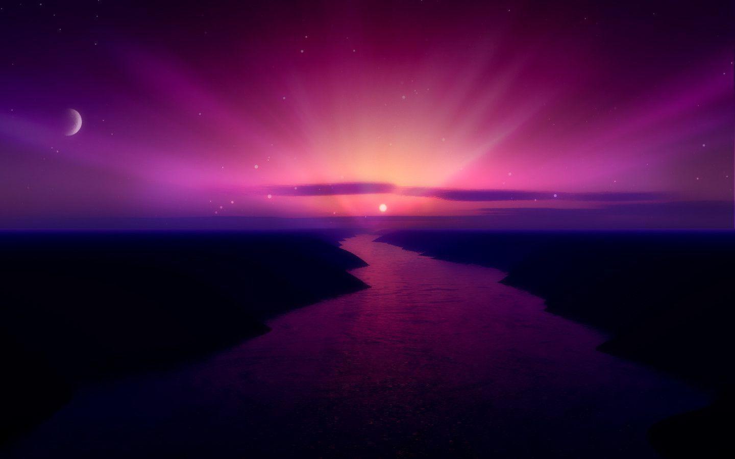 Aurora River By Kcirtap Red