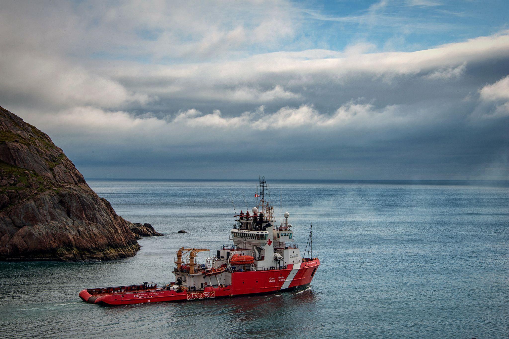 Download wallpapers coast guard, St. John&Newfoundland, Canada