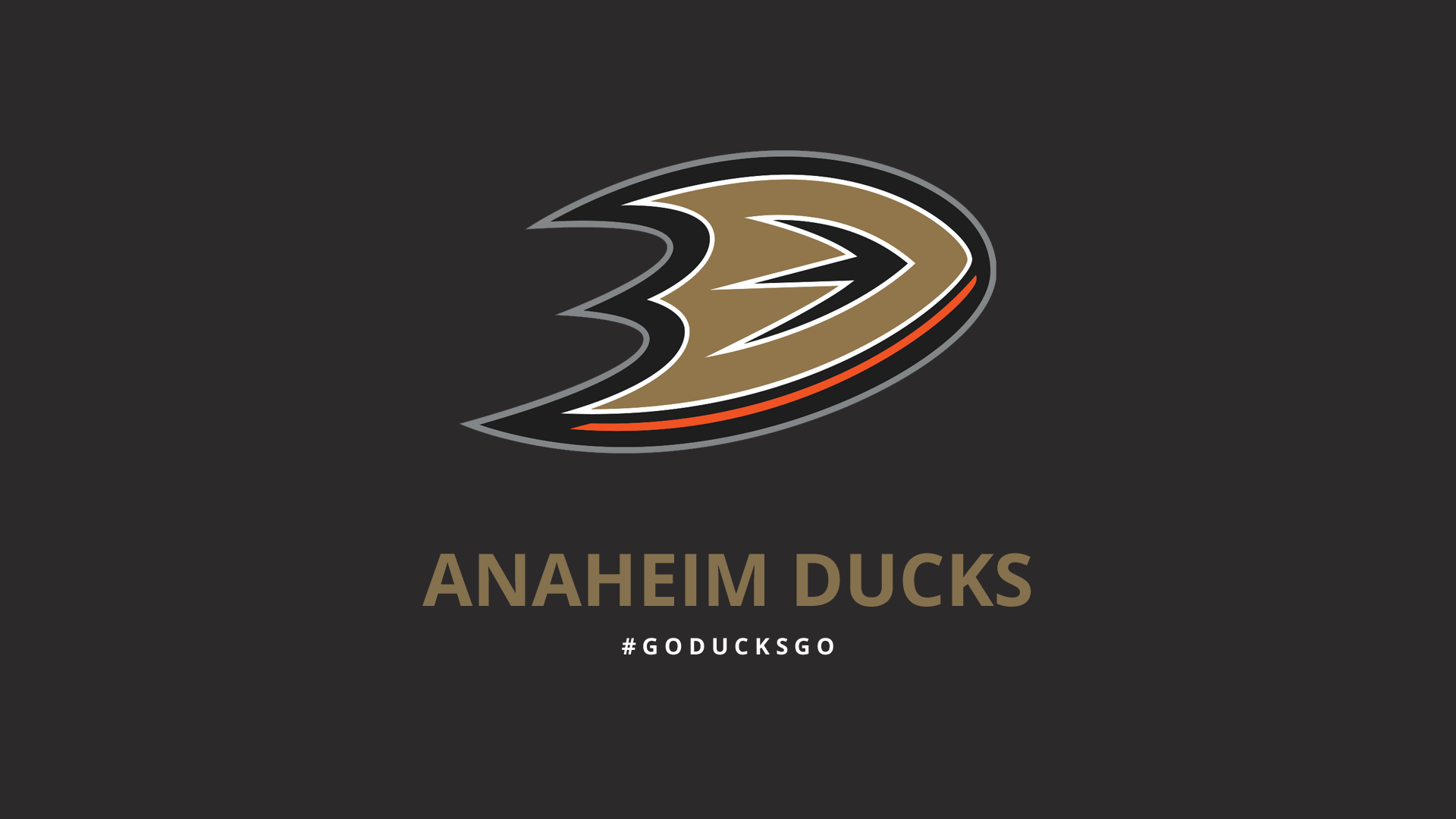 Minimalist Anaheim Ducks wallpaper