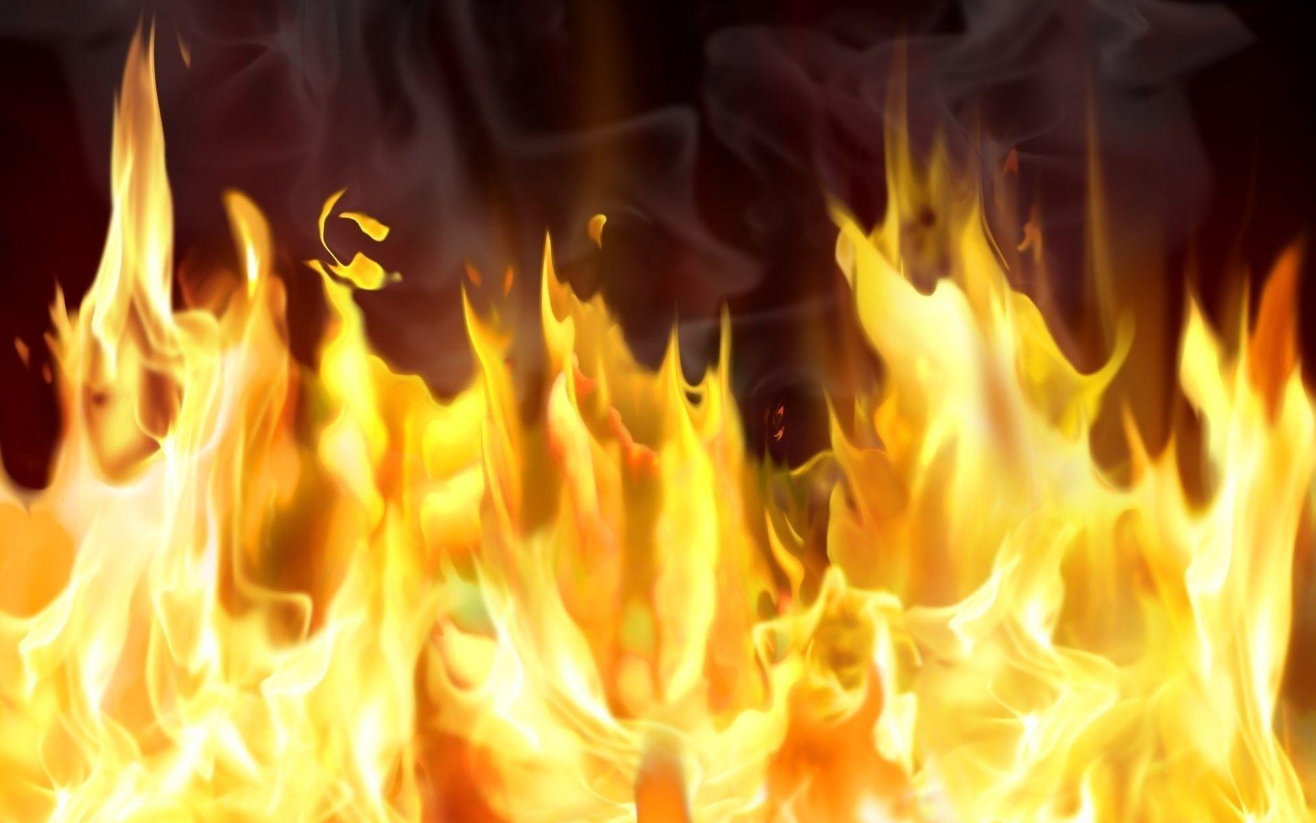 Green Flame Background