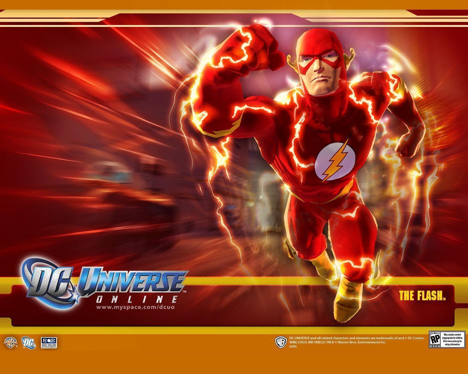 Flash DC Universe Online Comics Wallpaper