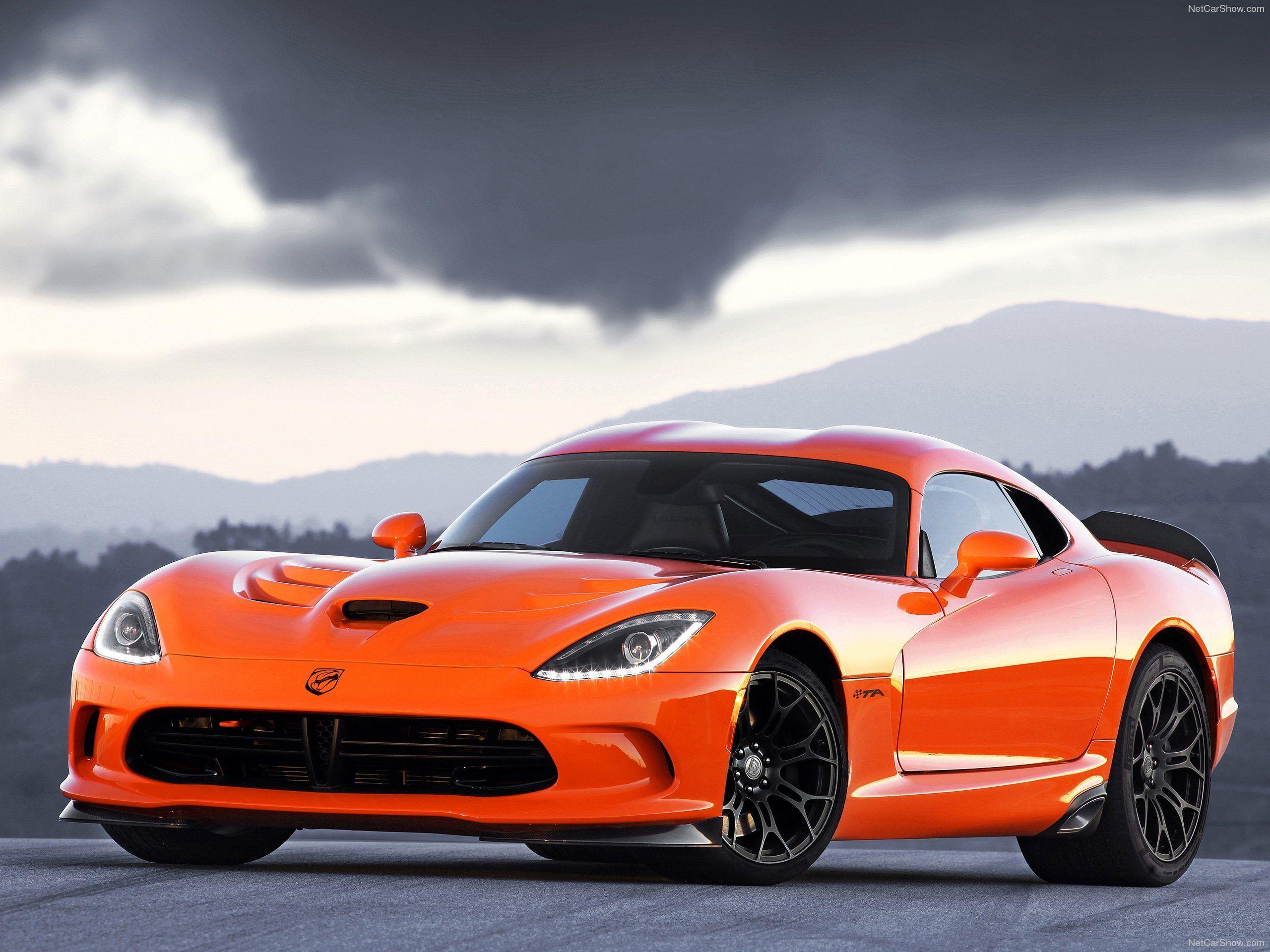 SRT Viper TA Orange Car Wallpaper, 2014 Car Photo