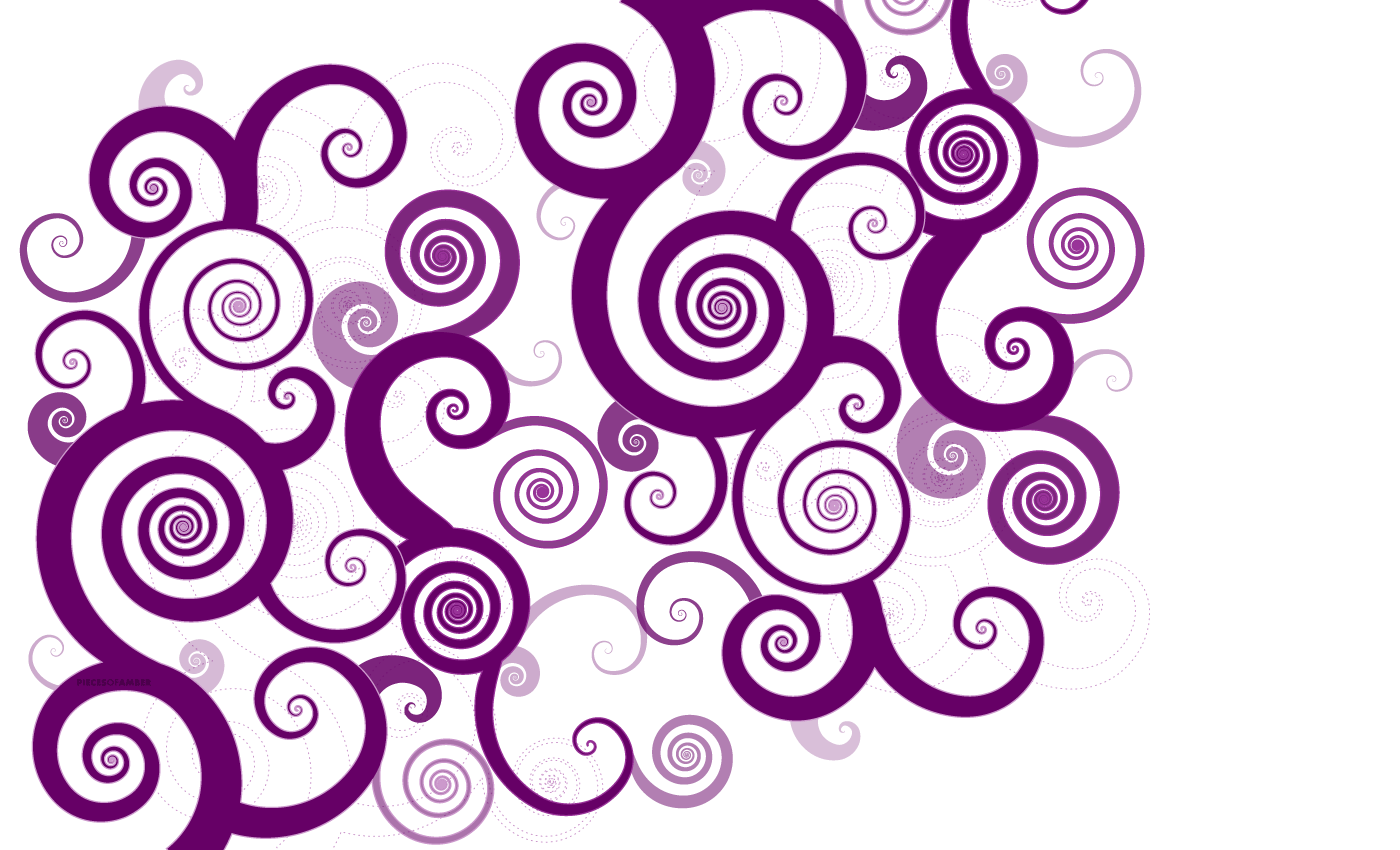 Purple Swirl Clipart Image