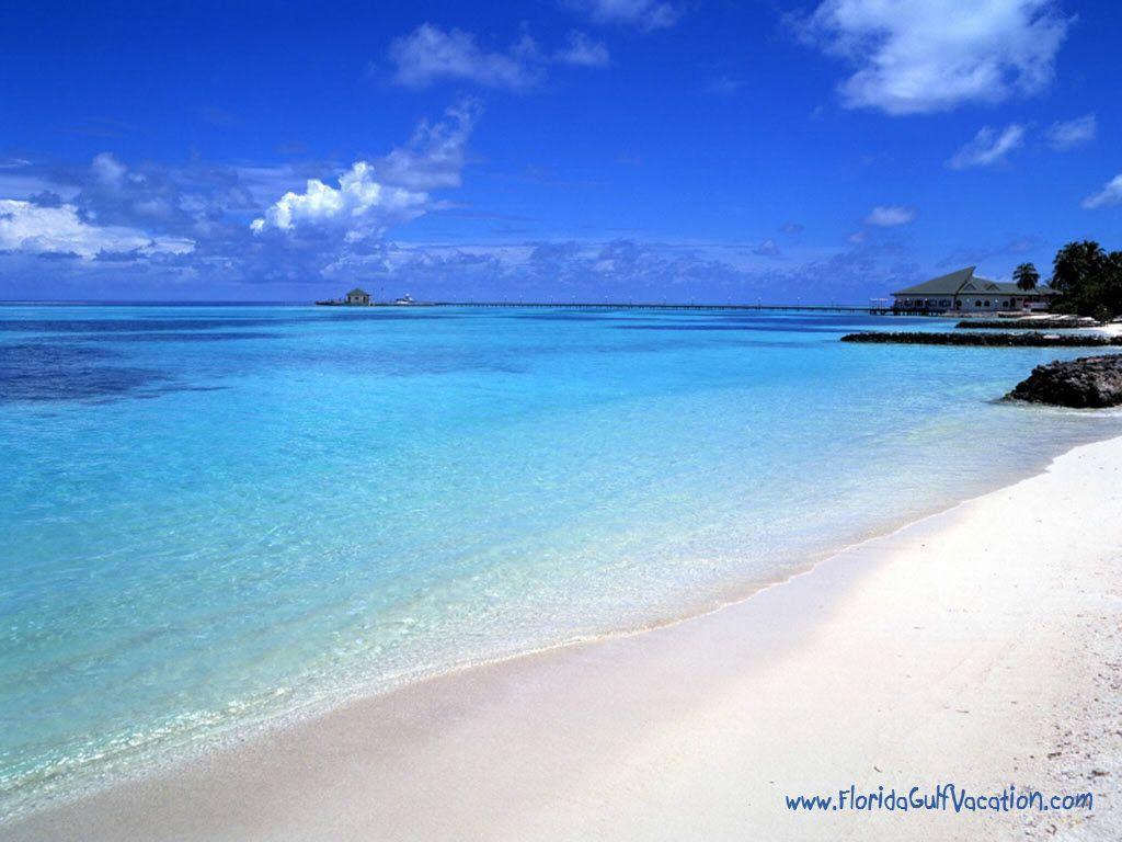 Florida Gulf Vacation Caribbean Beach Landscape Free Download