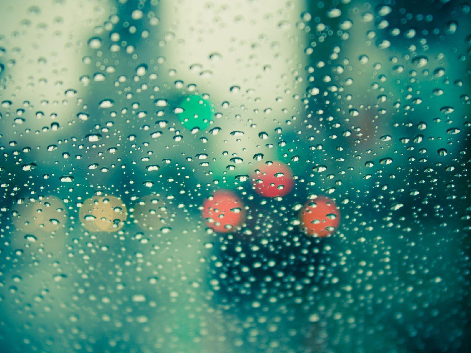 Raindrops On Window Wallpaper Image & Picture
