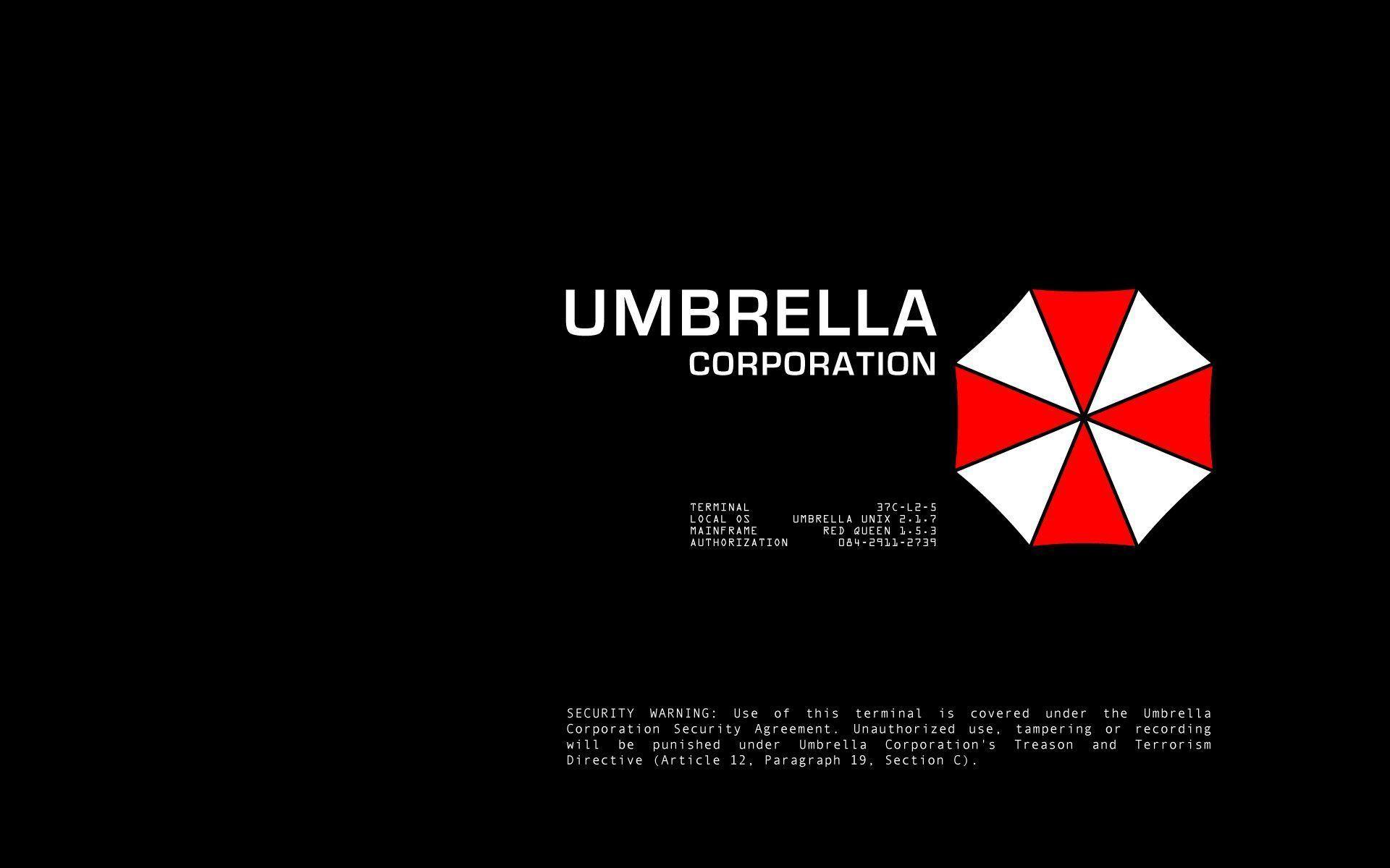 Resident Evil Umbrella Corp Logos Black Backgrounds 1440x900 Wallpapers