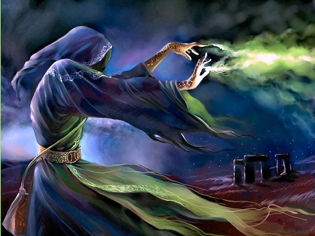 dark wizard using special powers
