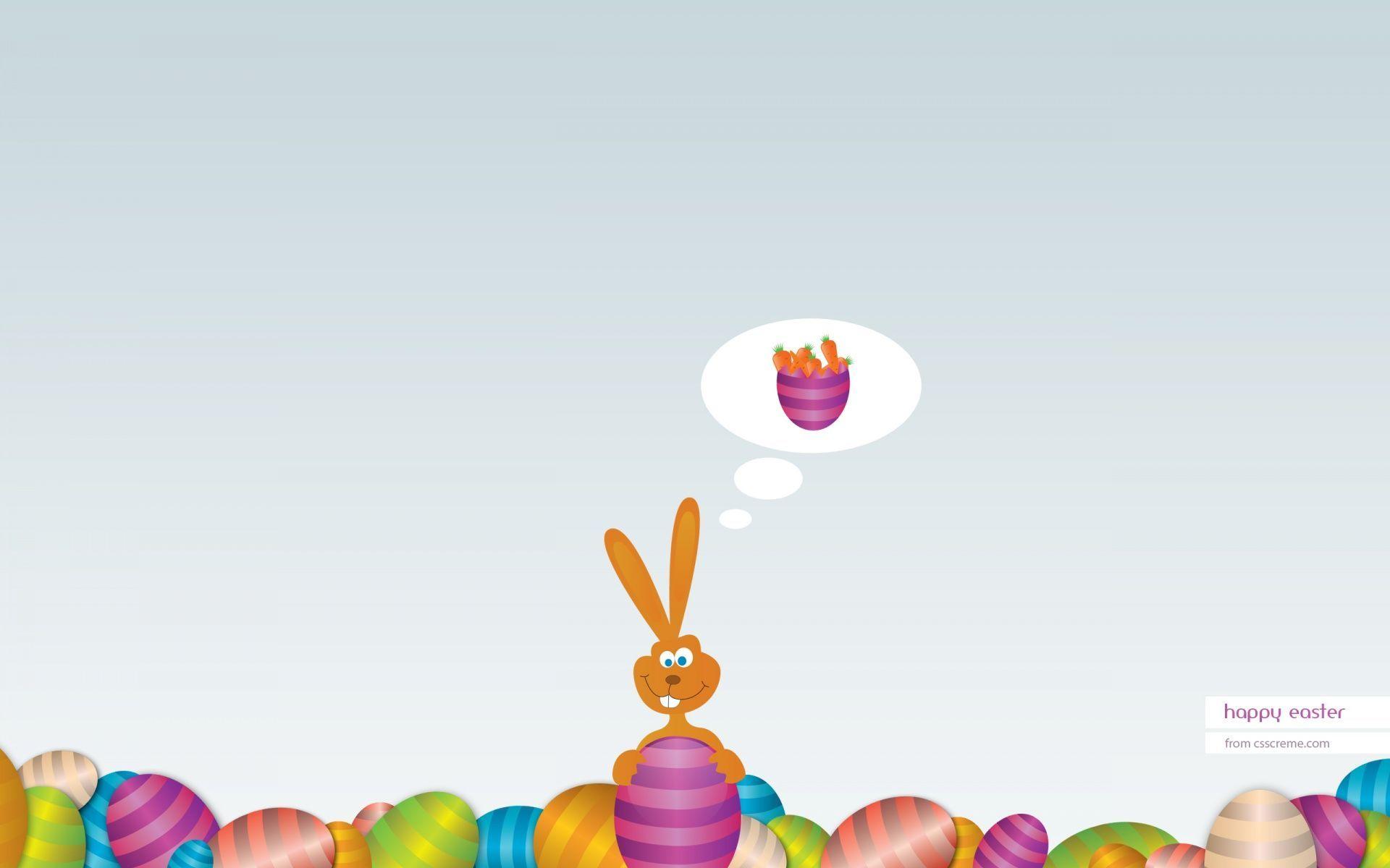Download Bunny Easter Background Winter Holidays Wallpaper. Full