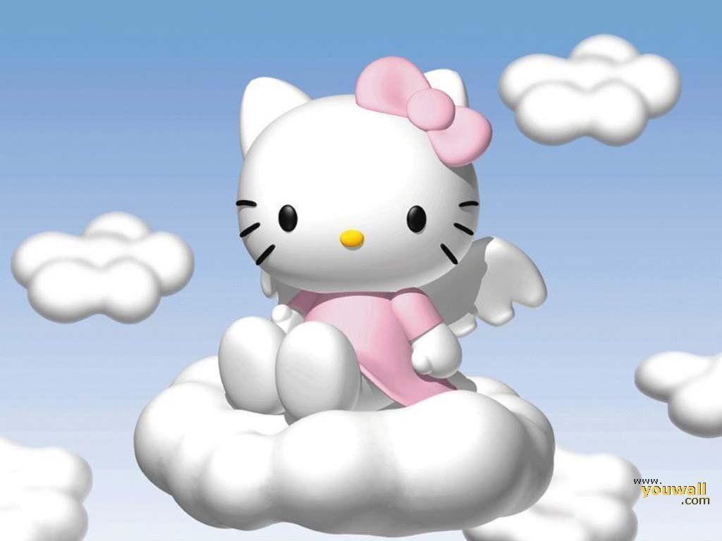 Wallpapers For > Glitter Hello Kitty Backgrounds For Computers