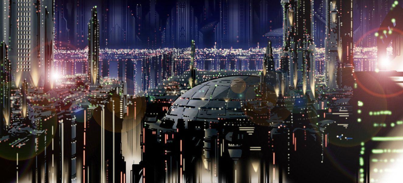 Coruscant architecture moon 3D cityscape futuristic HD wallpaper   Peakpx