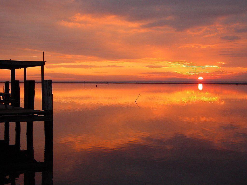 Sunset on the chesapeake bay