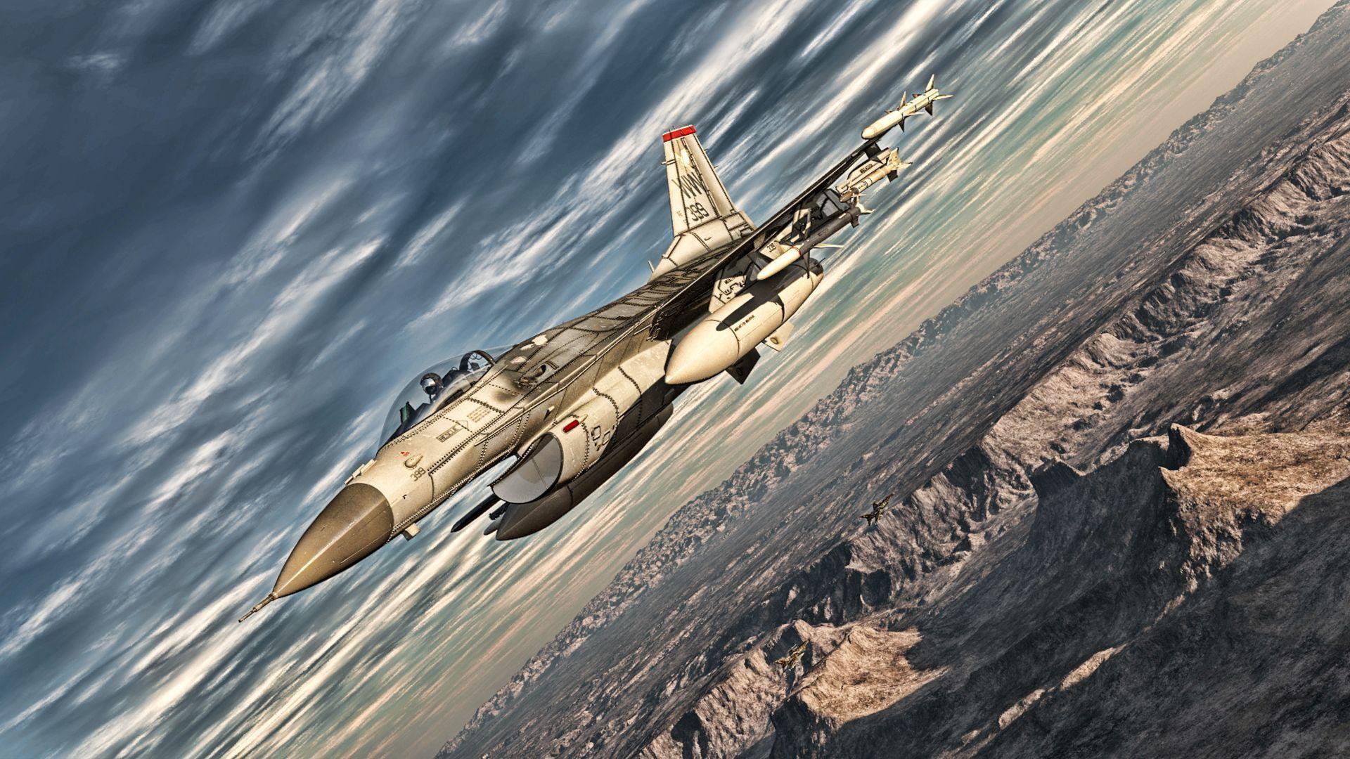 HD F16 Fighting Falcon Wallpaper
