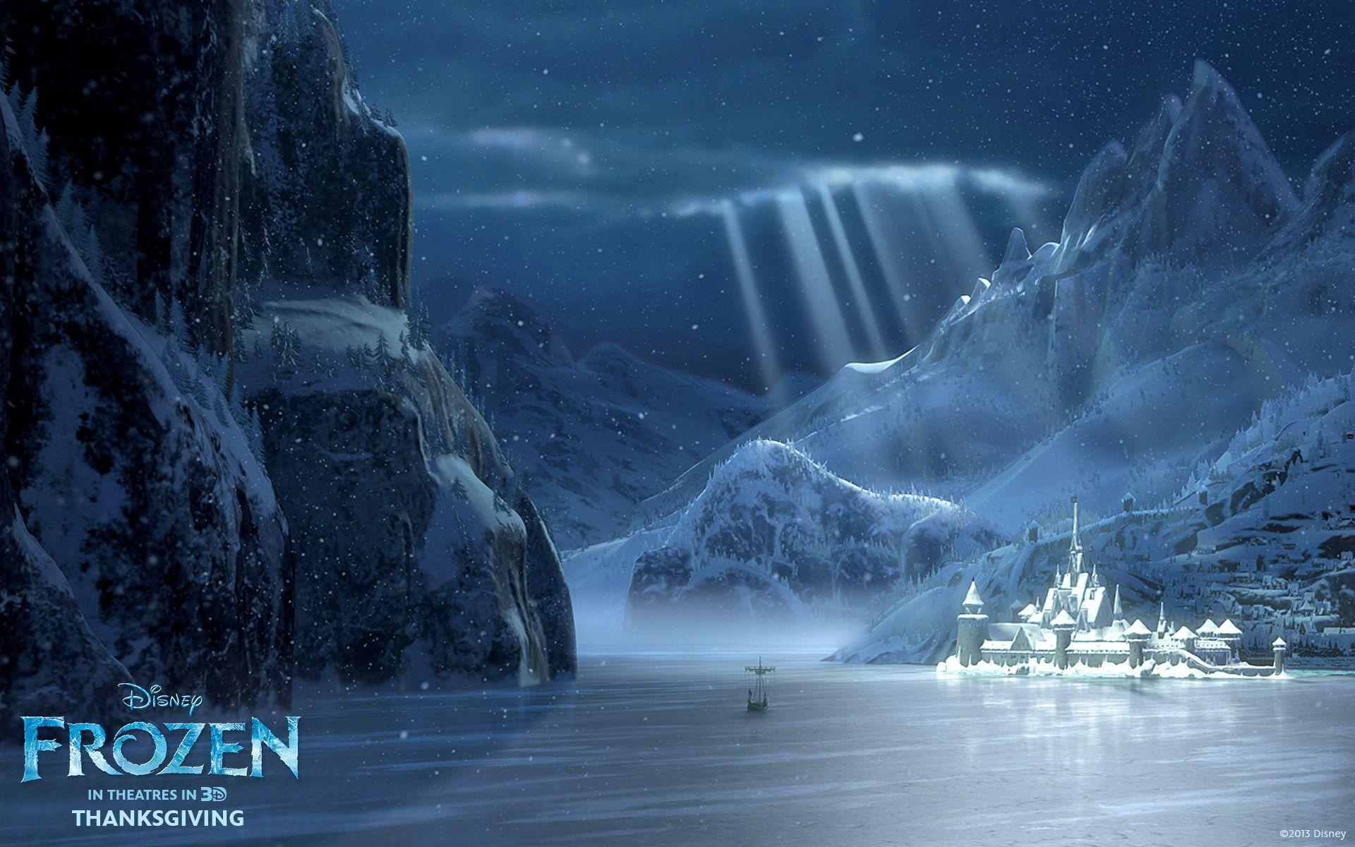 Arendelle in Winter from Disney&;s Frozen Desktop Wallpaper