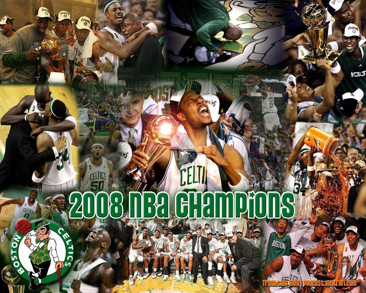 Your 2008 NBA Champions, the Boston Celtics