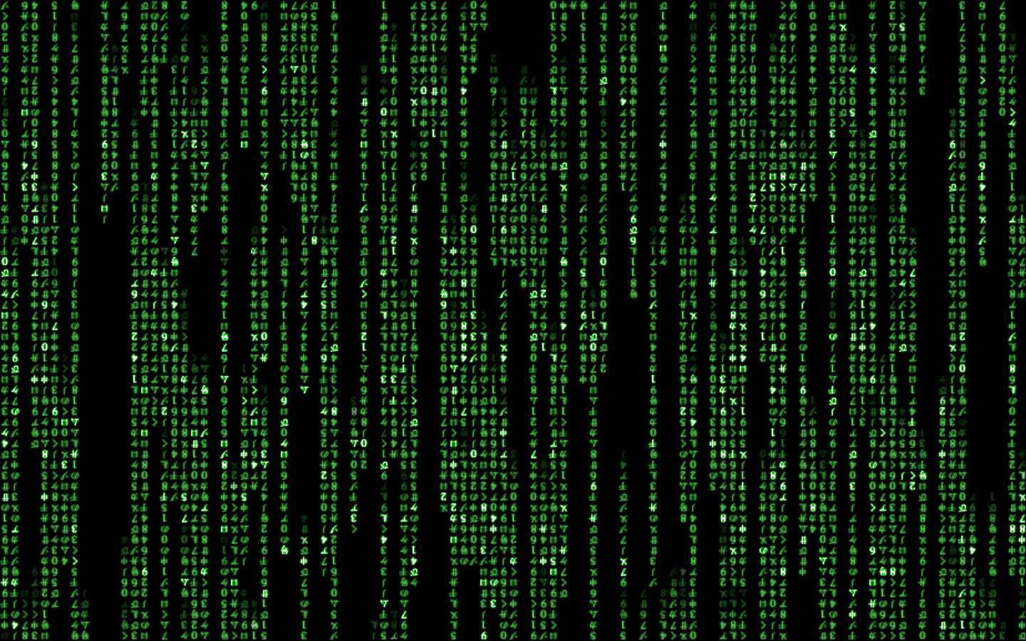 Matrix Code Movie Wallpaper Backgrounds 1440x900PX ~ Wallpapers