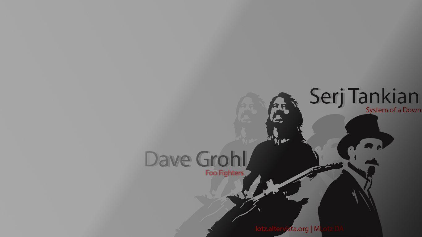 Dave Grohl and Serj Tankian Wallpaper