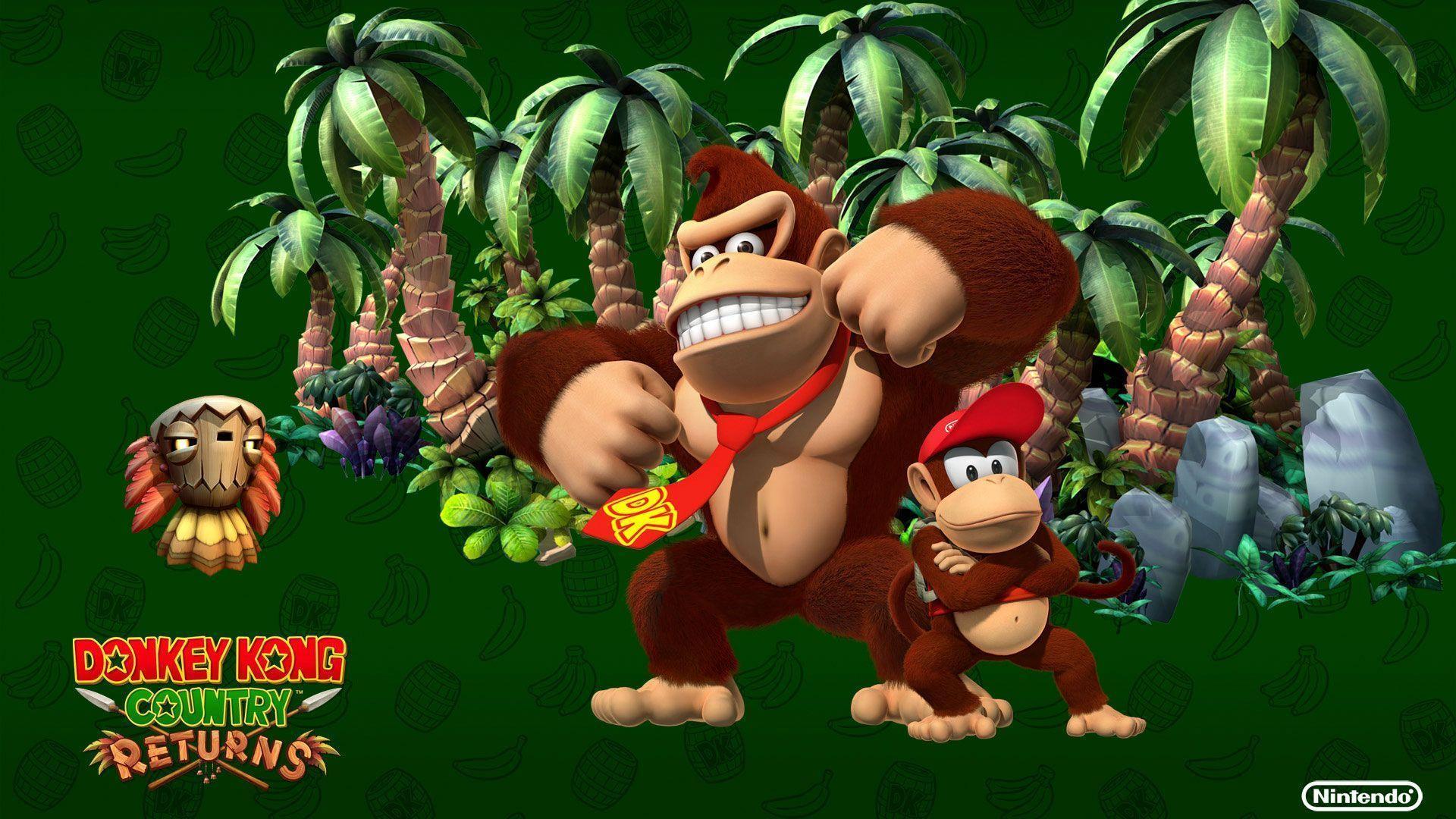 Donkey Kong Country Returns Full HD Dekstop Wa Wallpaper