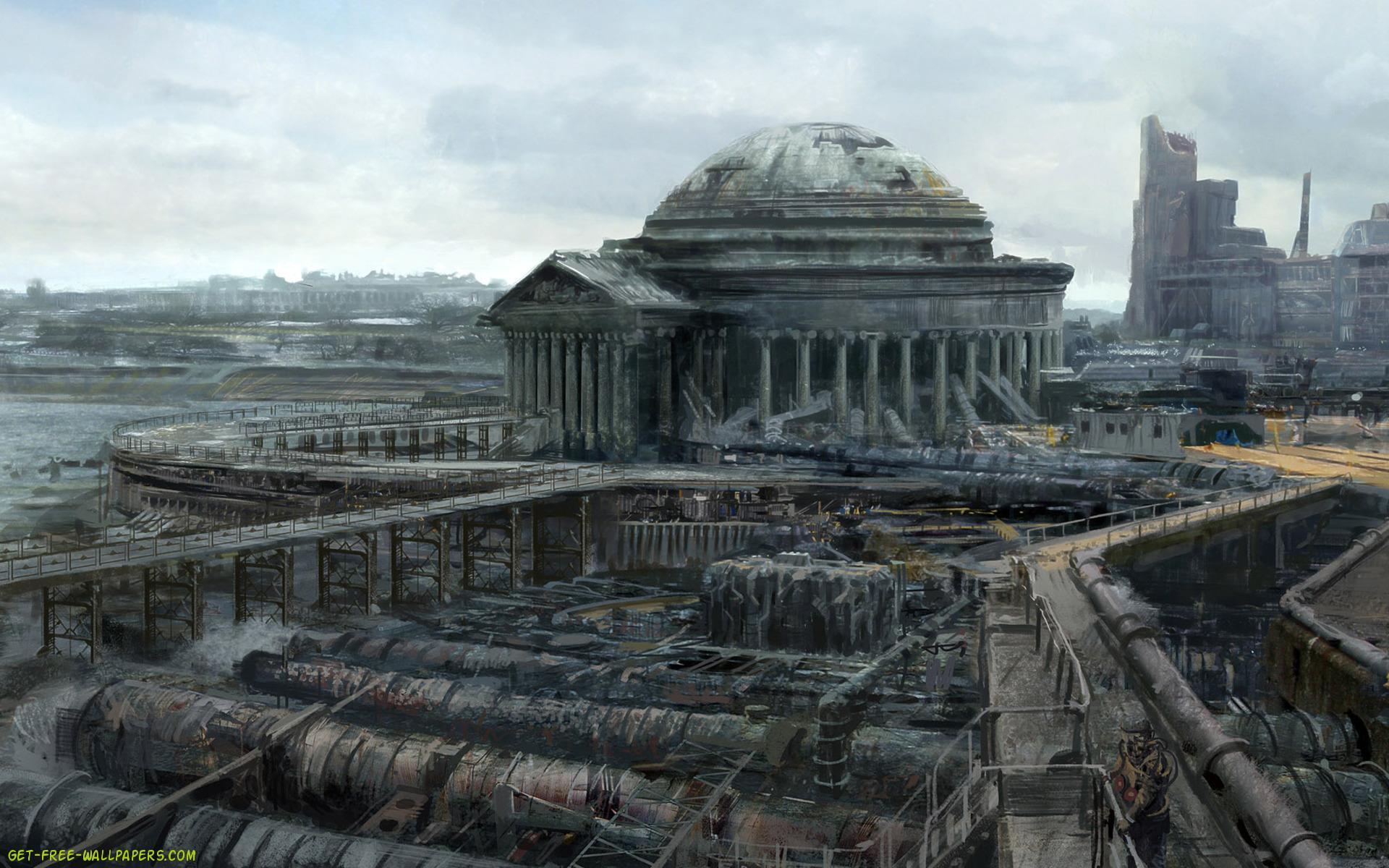 Download Jefferson Memorial Fallout 3 Wallpaper