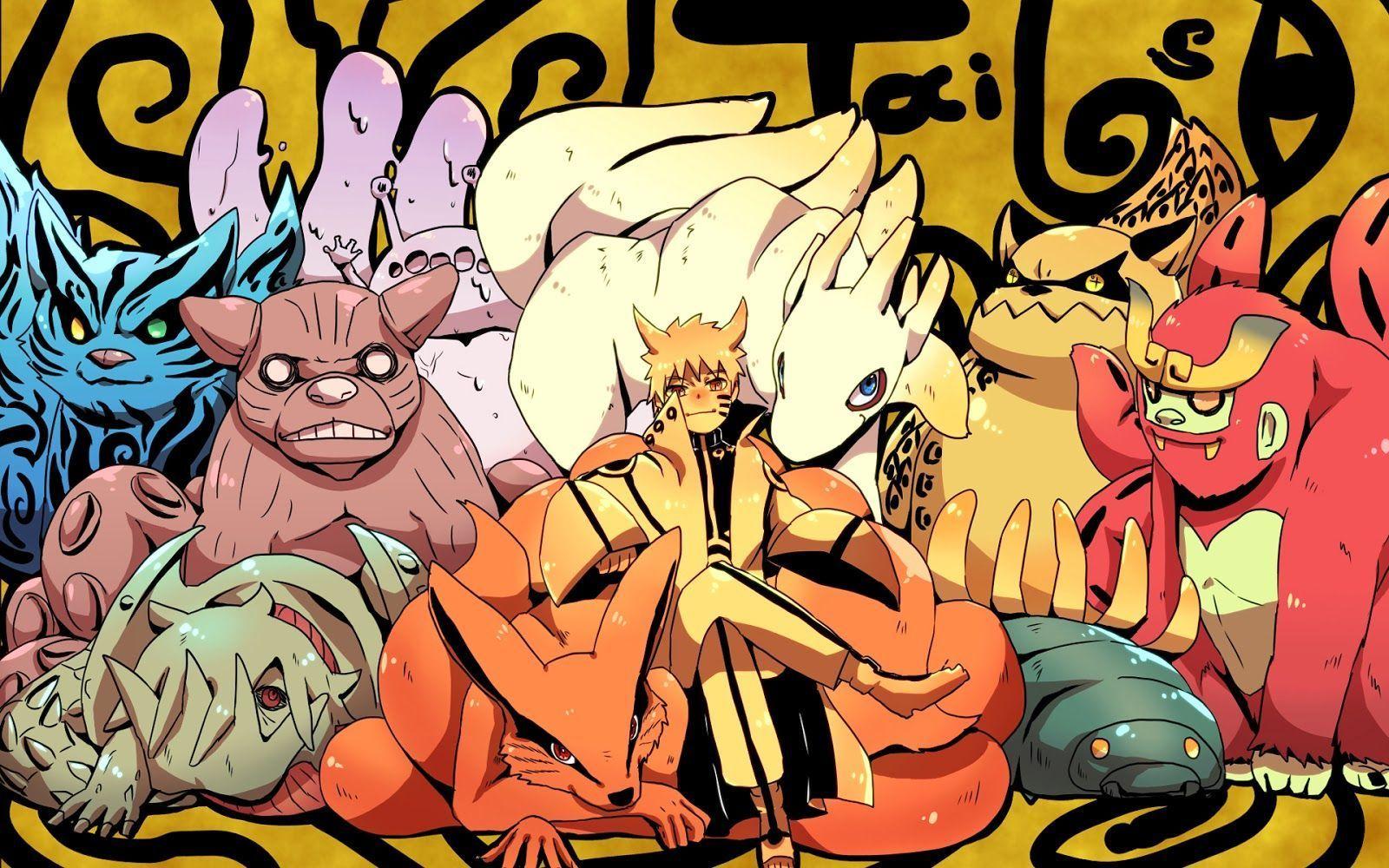 Naruto Tailed Beast Anime Chibi. Wallaupun