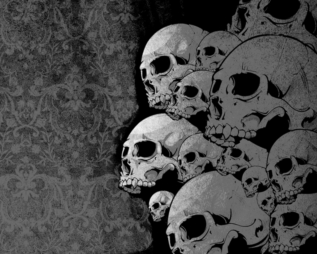 cool skull drawings