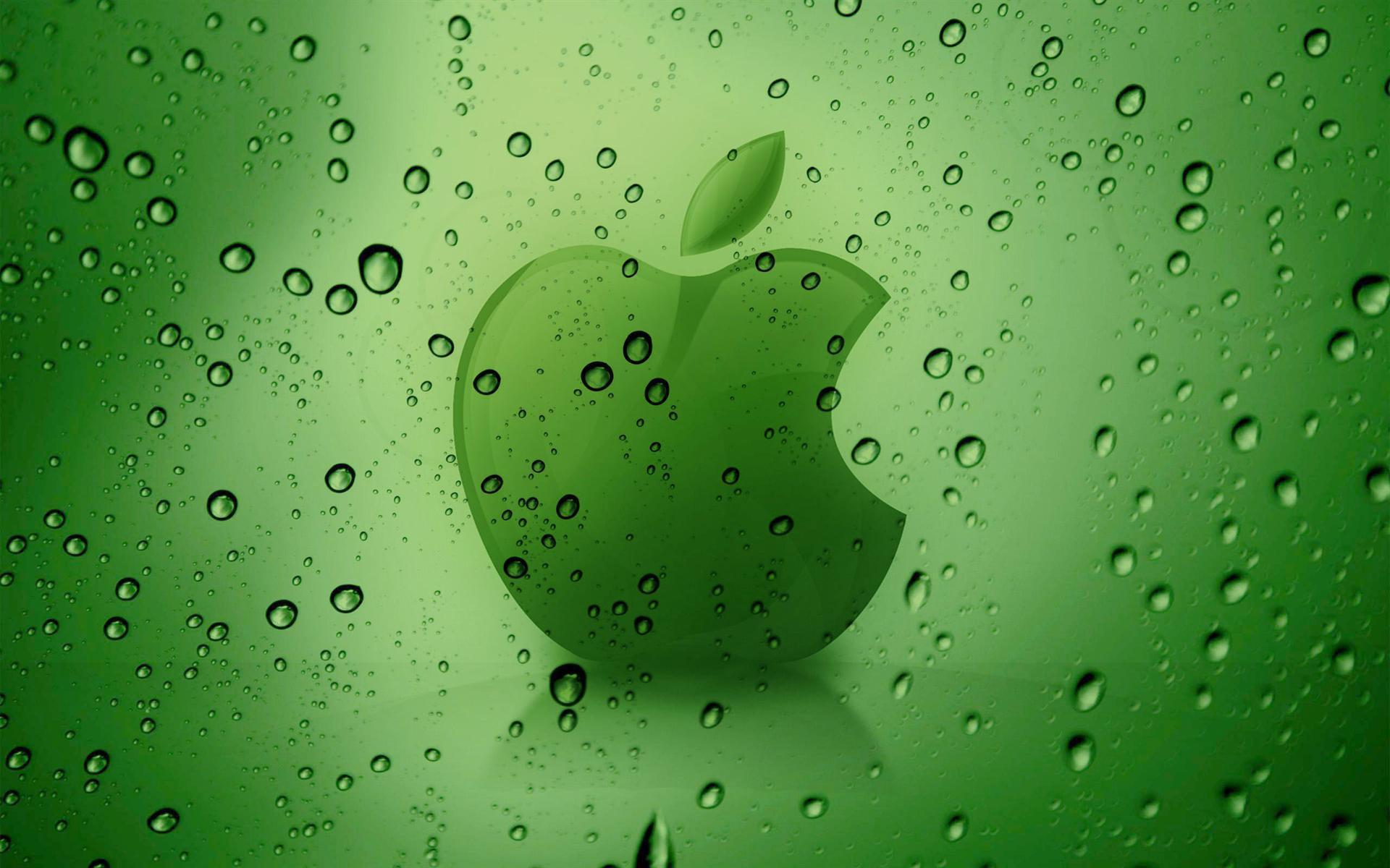 Wallpaper For > Green Apple Background