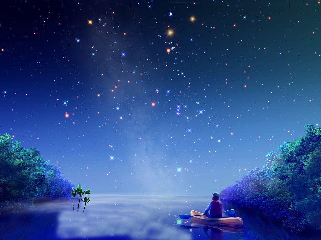 Wallpapers For > Beautiful Night Sky Backgrounds