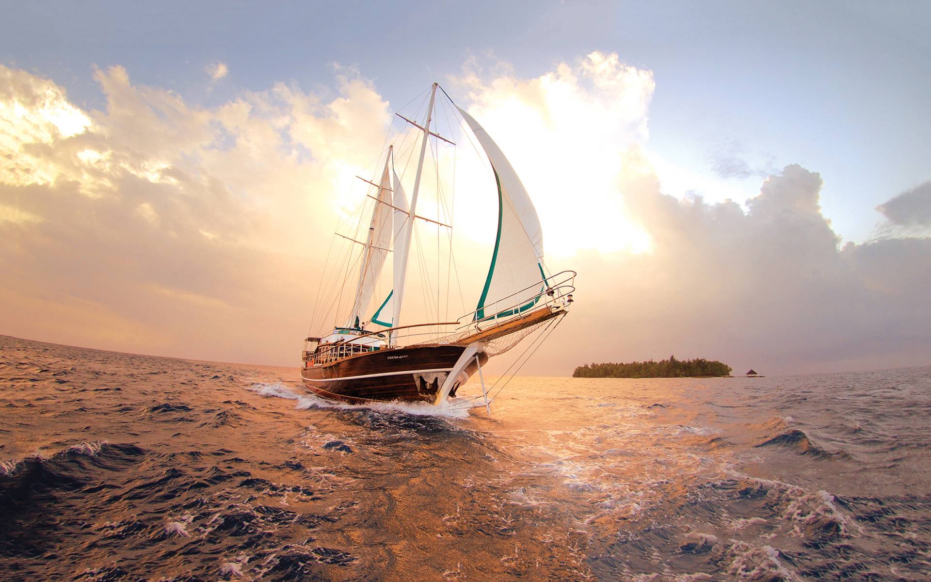 sailboat desktop wallpaper