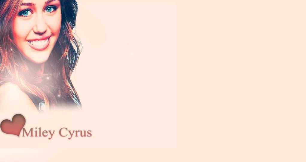 Miley Cyrus Twitter Background Photo