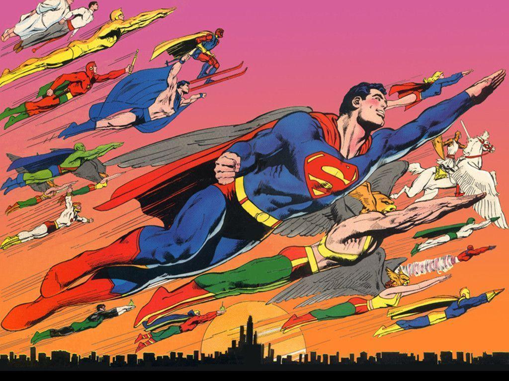 DC Heroes - Neal Adams Comics Wallpaper