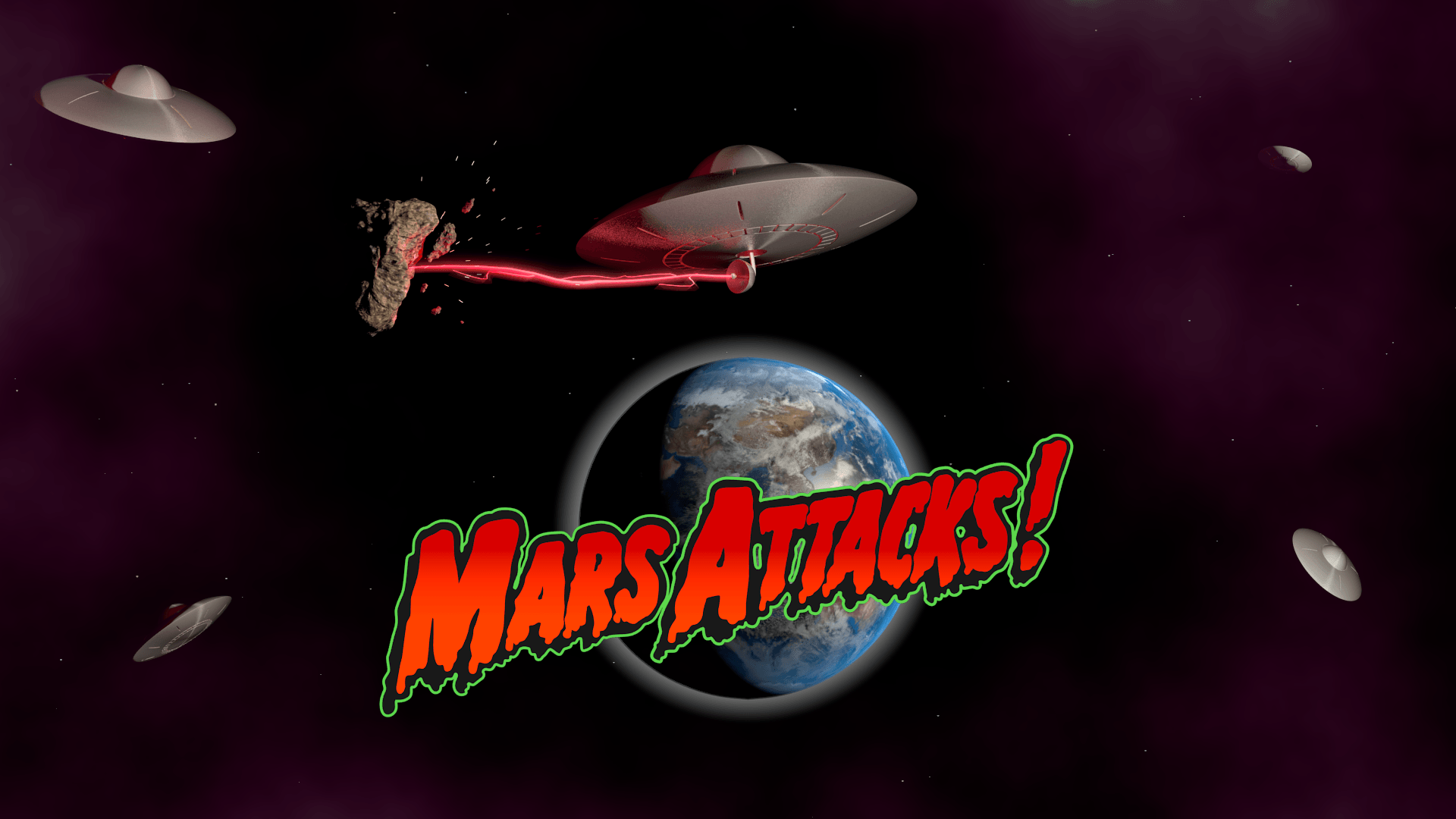 Mars attacks theme image