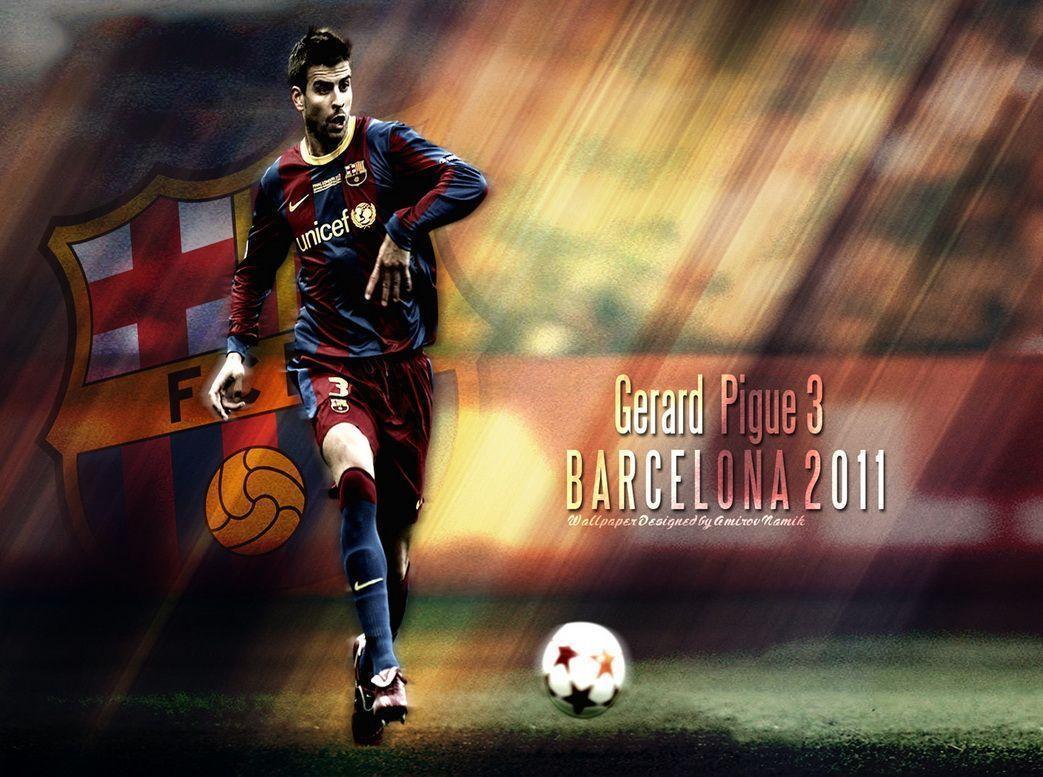 Gerard Pique Barcelona Wallpaper HD Wallpaper HD