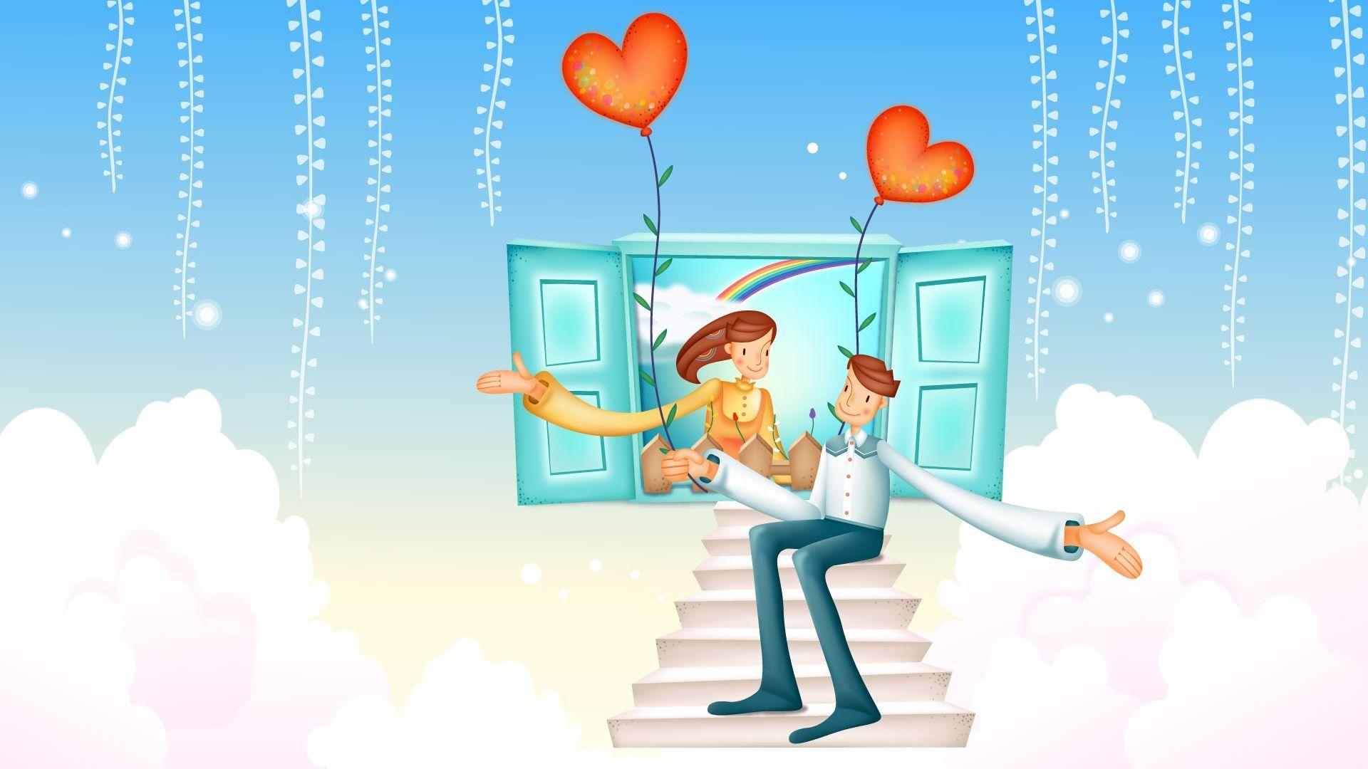 Happy Valentines Day 2015 Couple Wallpaper 2015. CGfrog Graphic