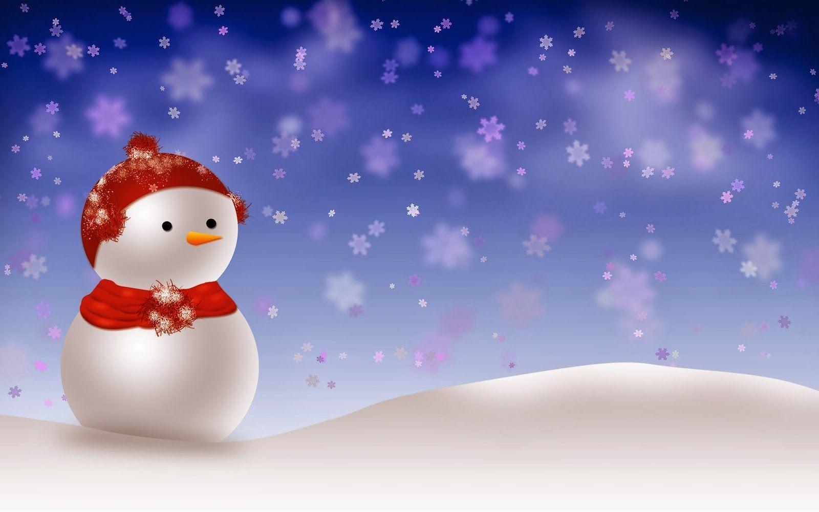 Desktop Background 4U: Christmas Snowmen