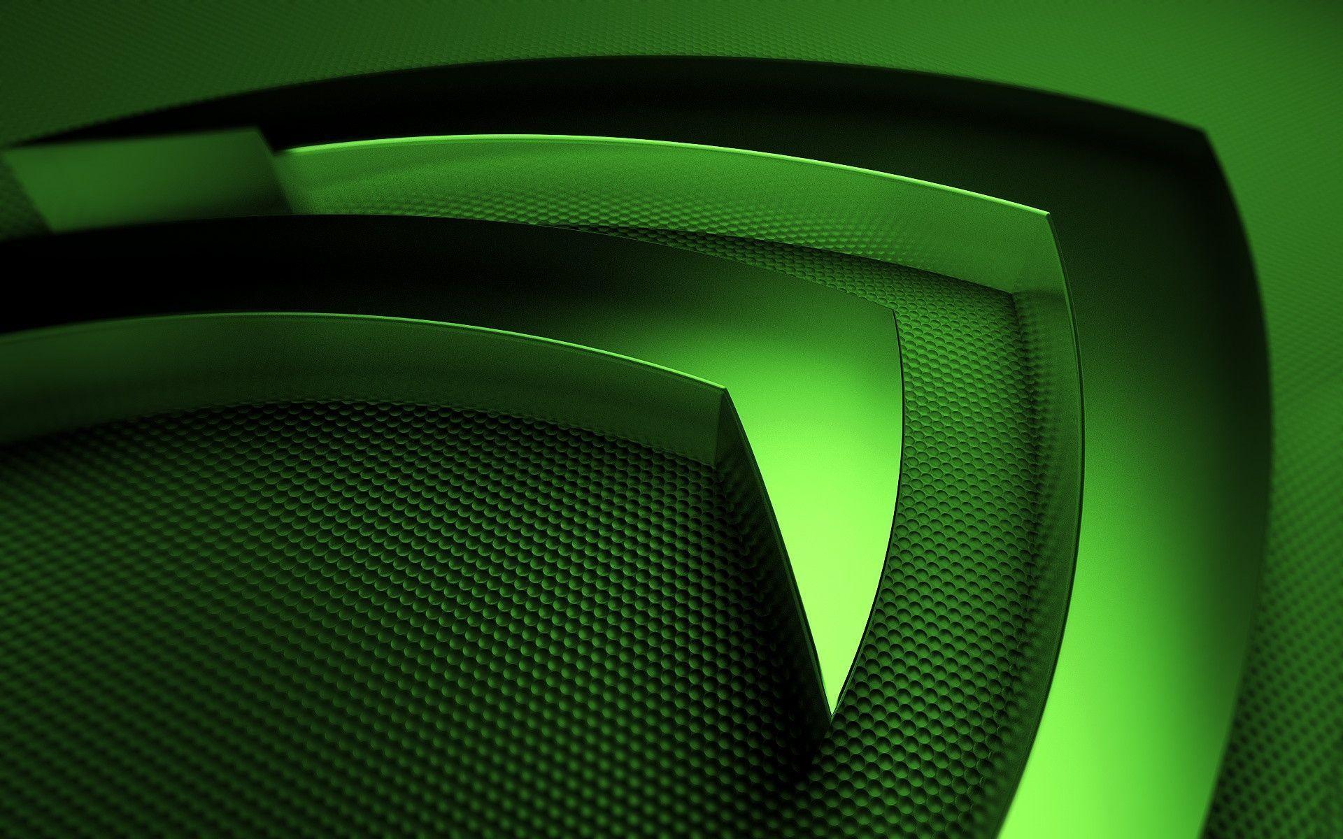 Wallpaper For > Cool Green Techno Background