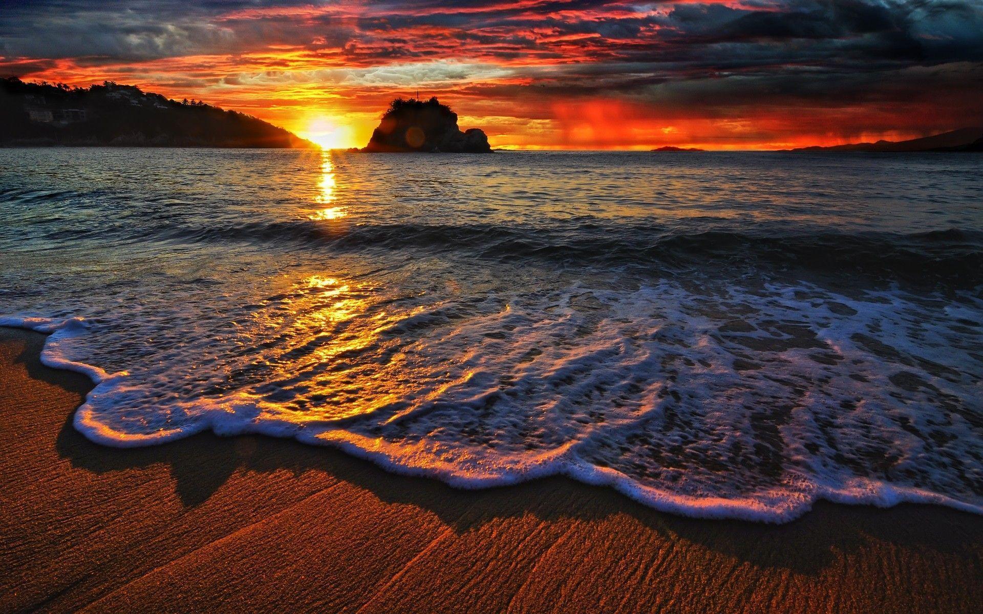 Sunset Beach Wallpapers High Quality