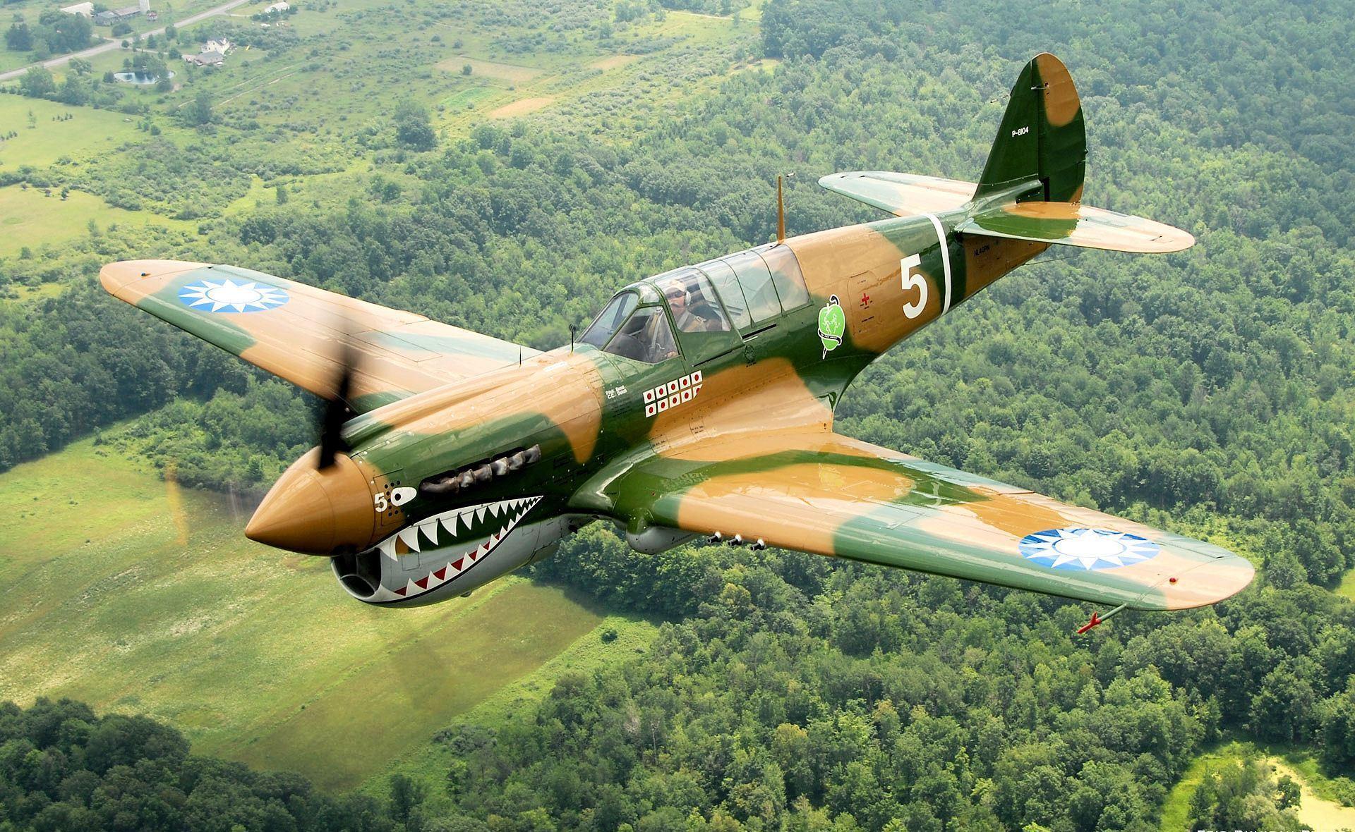Curtiss P 40 Warhawk (taiwan Markings) Two HD Wallpaper #
