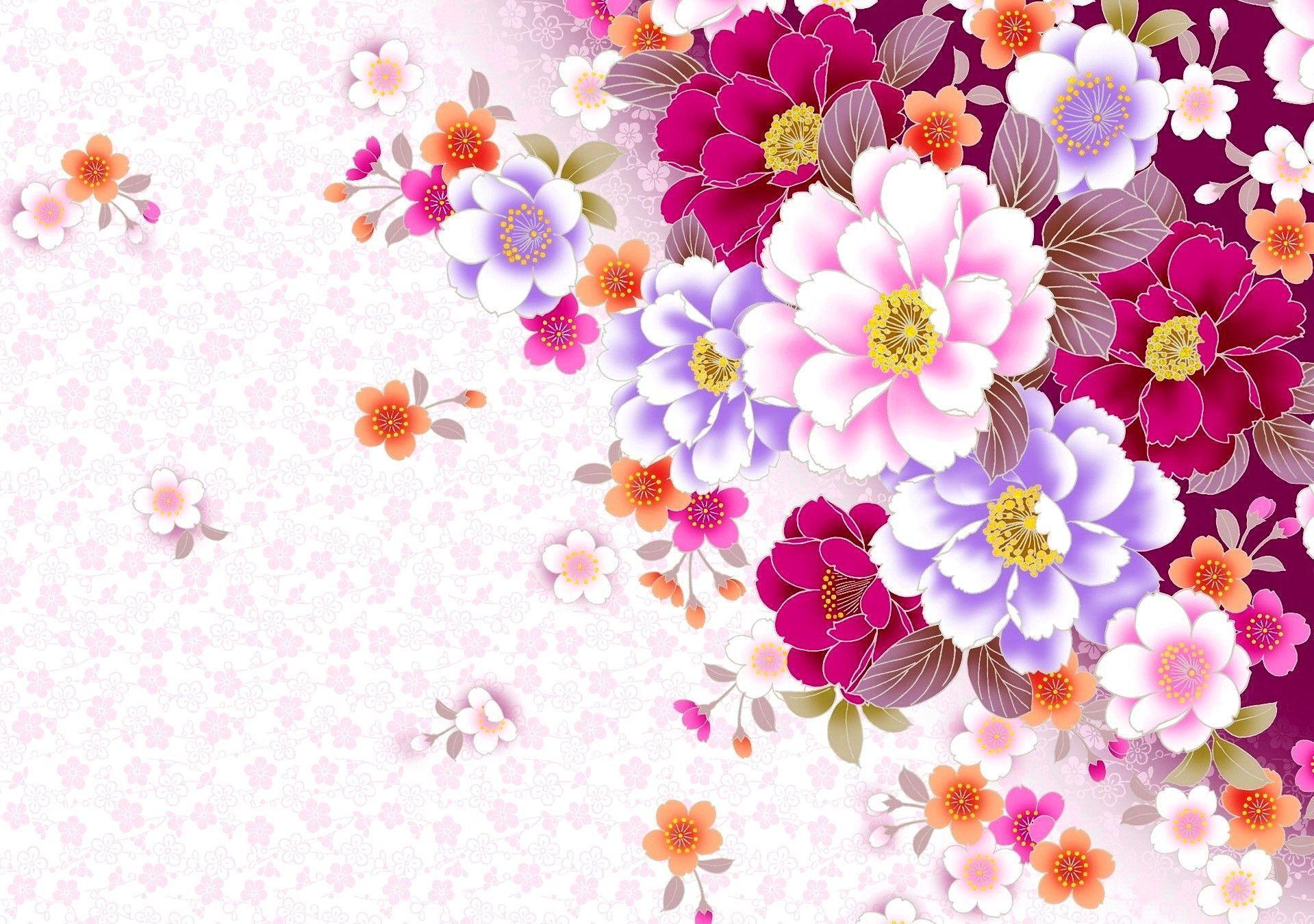 Floral Desktop Background - PixLith