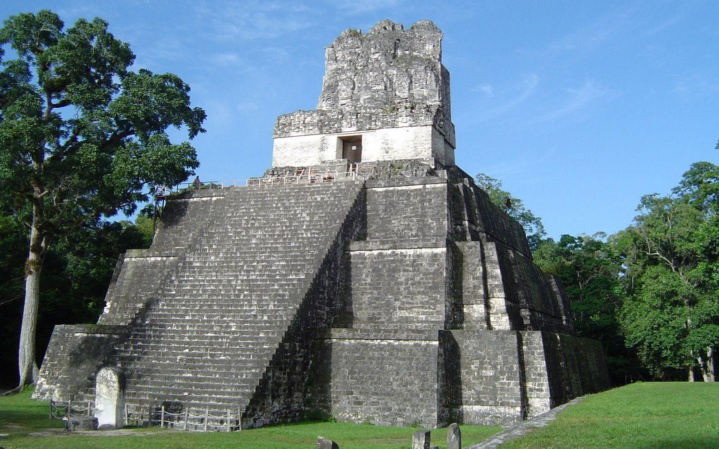 Mayan Ruins Pic Tikal Guatemala Wallpaper